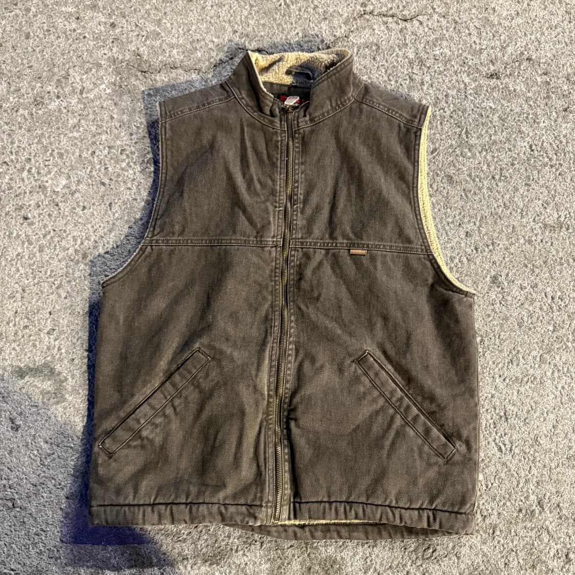 빈티지 양털 워크 베스트 상품이미지1