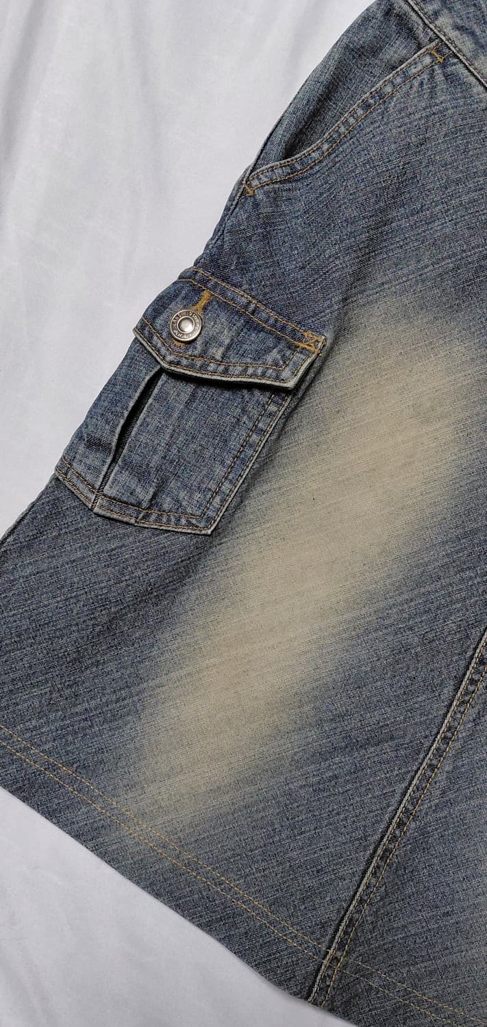 베티붑(Betty Boop) 정품 카고 데님 미니스커트 (66) 상품이미지3