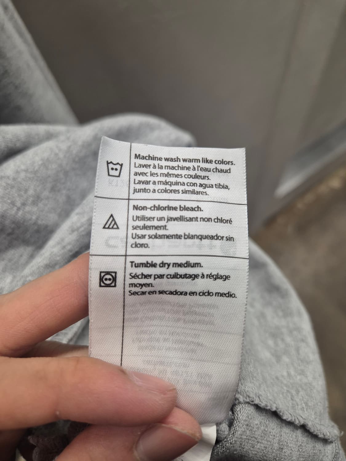 칼하트 맨투맨 그레이 L 상품이미지7