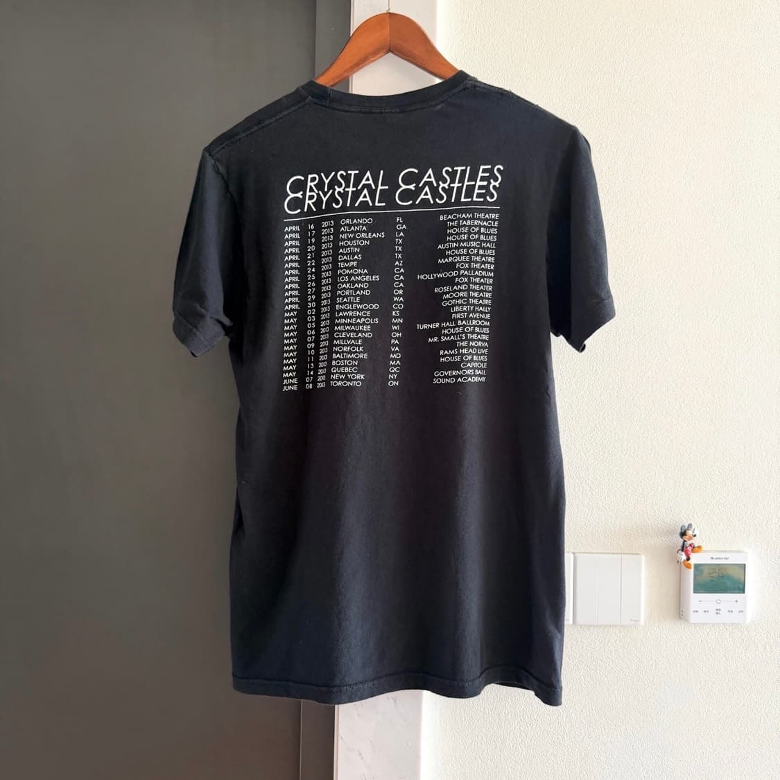 빈티지 10s Crystal Castles 티셔츠 상품이미지3