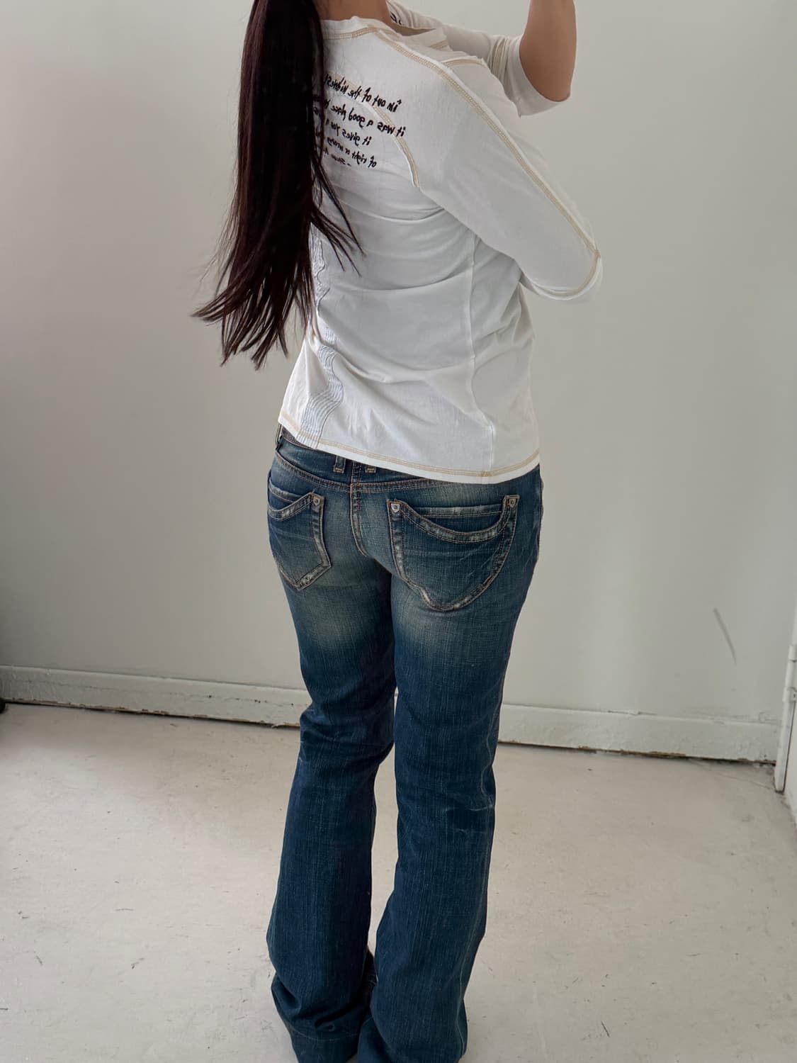 일본빈티지 오리엔탈 자수 패치워크 롱슬리브 상품이미지3