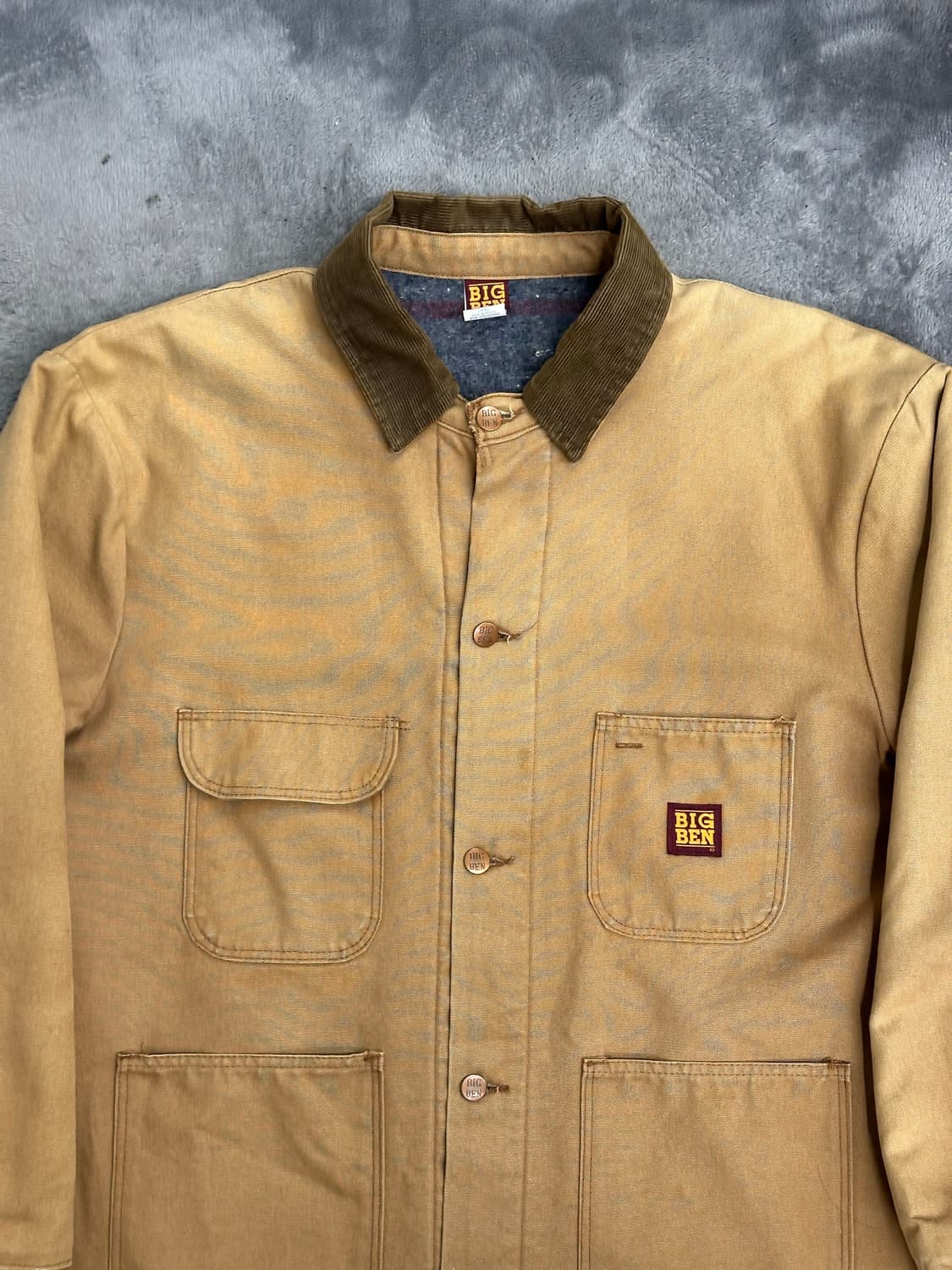 80s BIGBEN 데님 초어 자켓 XL 상품이미지4