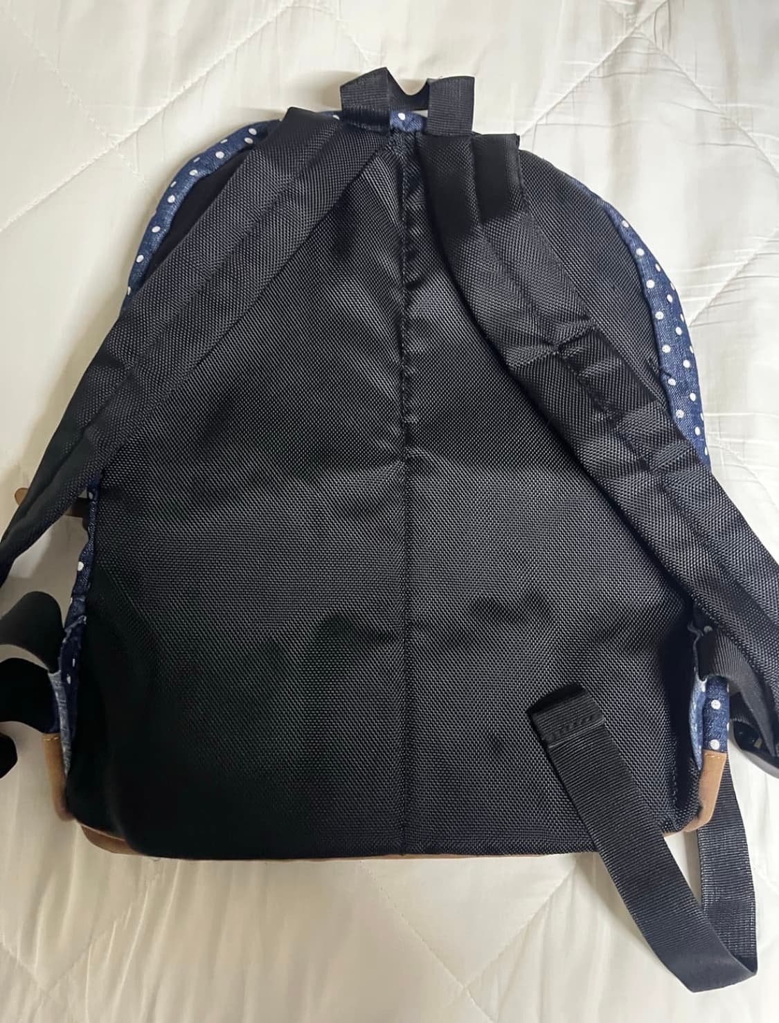 모리걸 데님 도트 백팩 상품이미지2