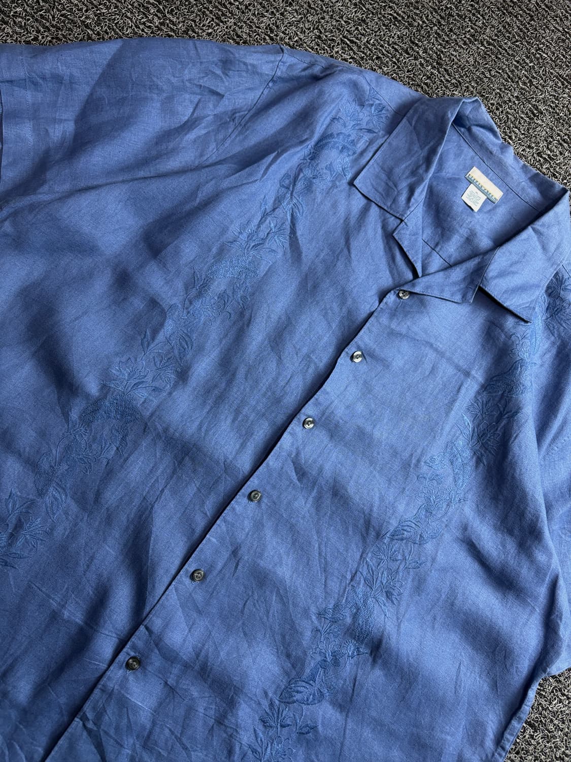 90s USA 빈티지 린넨 구아야베라 셔츠 3565 상품이미지3