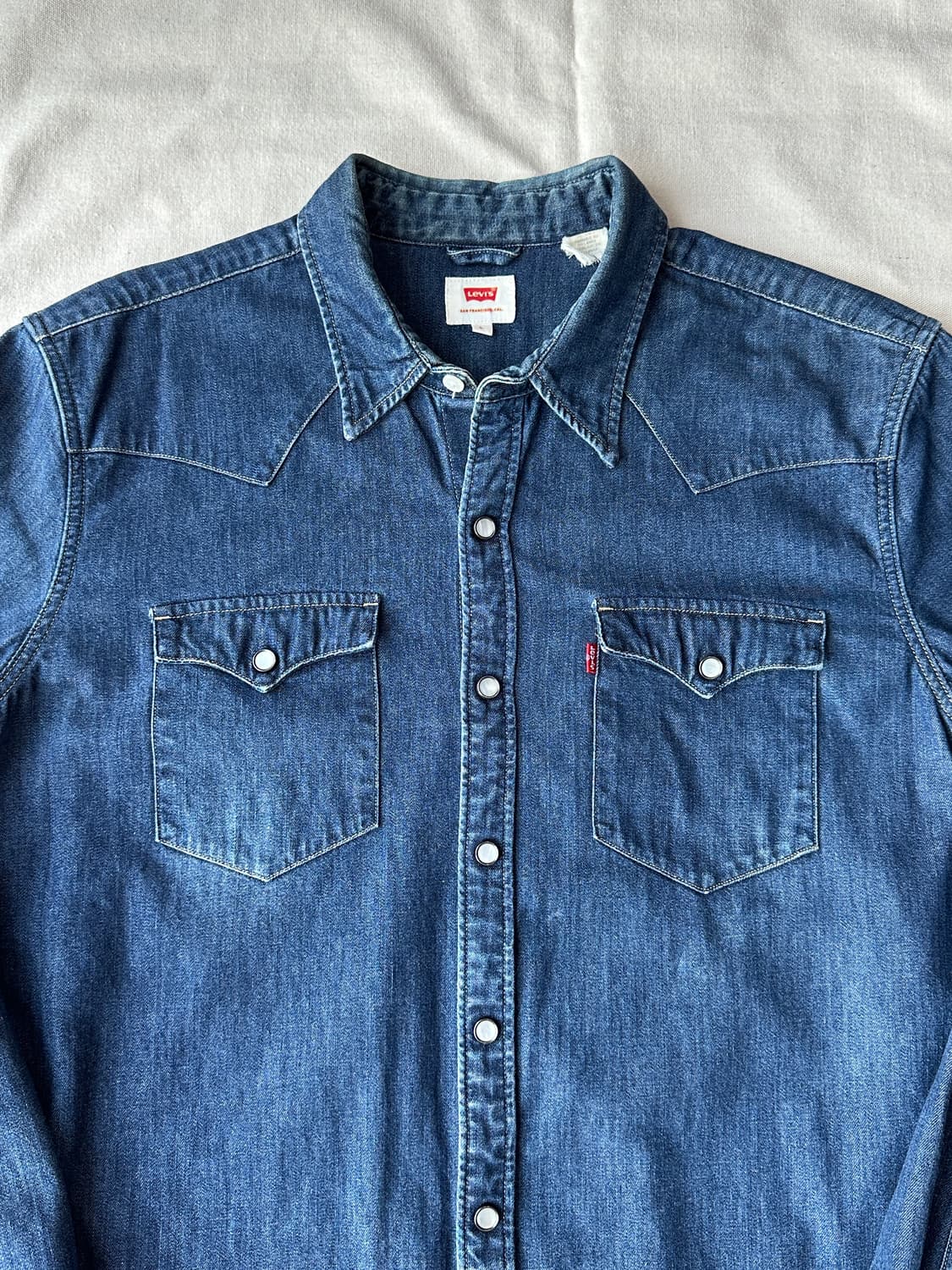 리바이스 웨스턴 데님 셔츠 L 상품이미지2