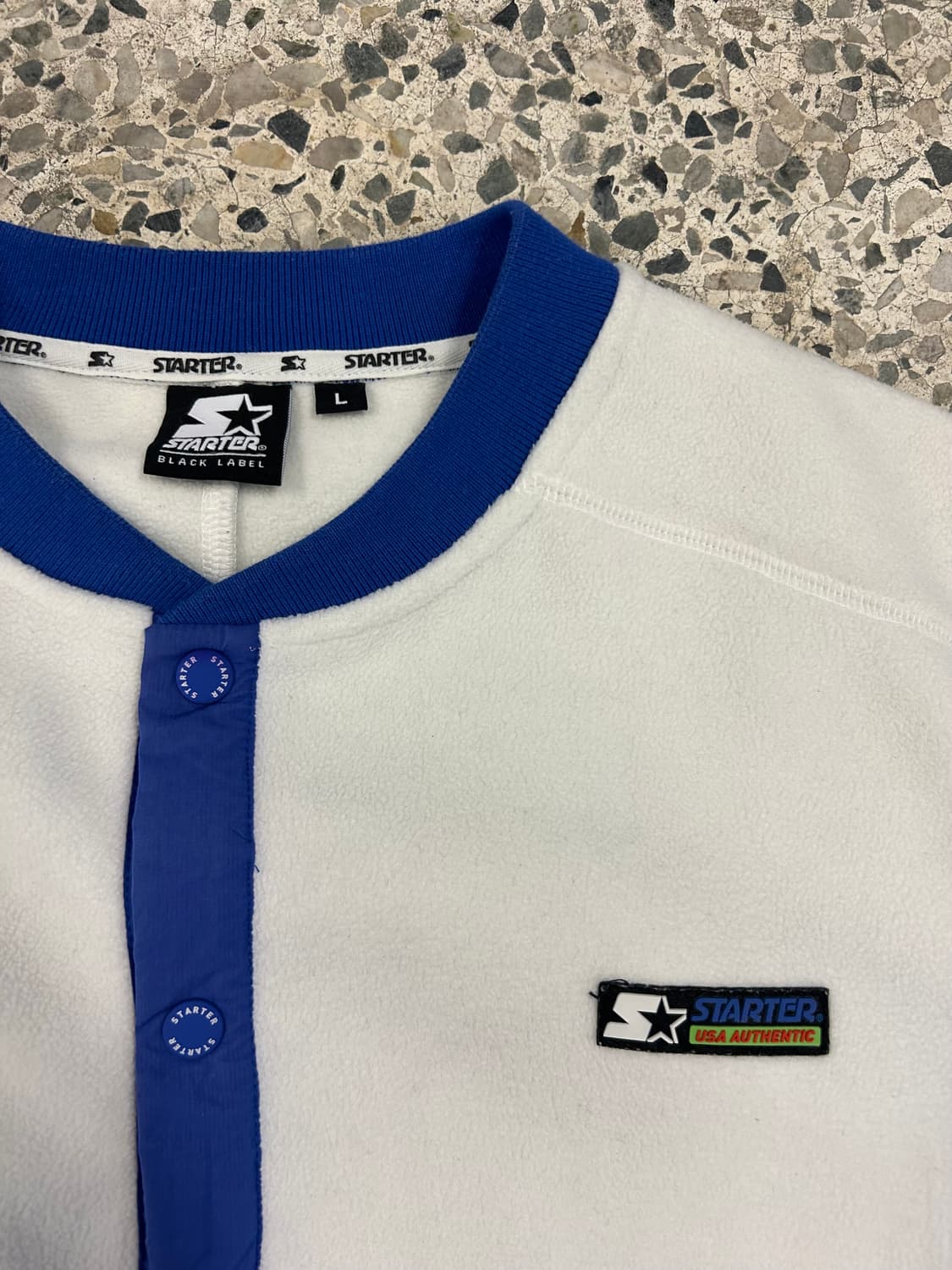 스타터 블랙라벨 USA 플리스 헨리넥 스웨트셔츠 size L 상품이미지3