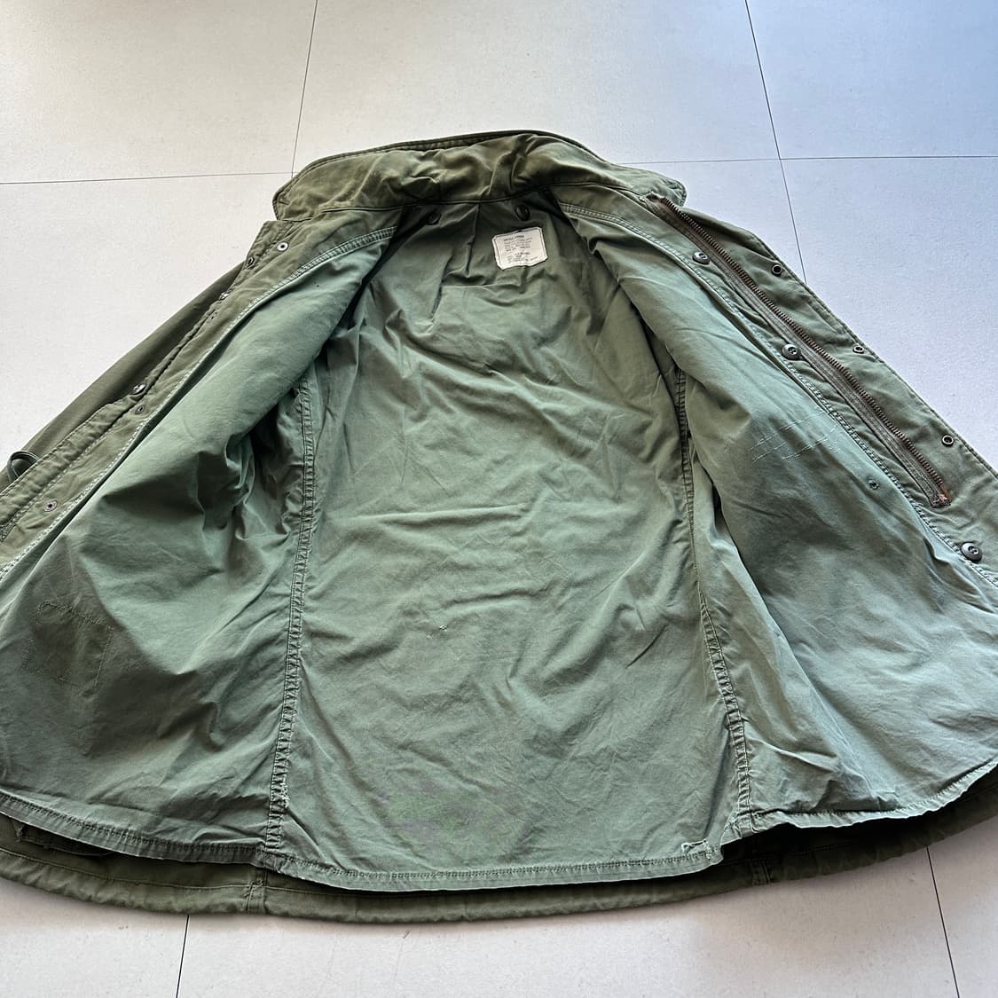 70s 미군 오리지널 M65 필드자켓 스몰-롱  상품이미지5