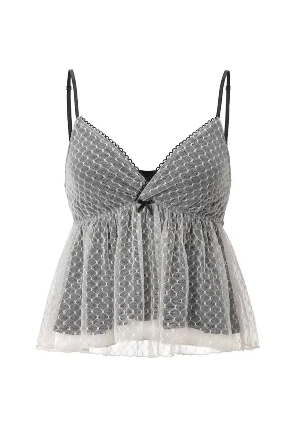 쓰리타임즈 sheer dot 탑 상품이미지1