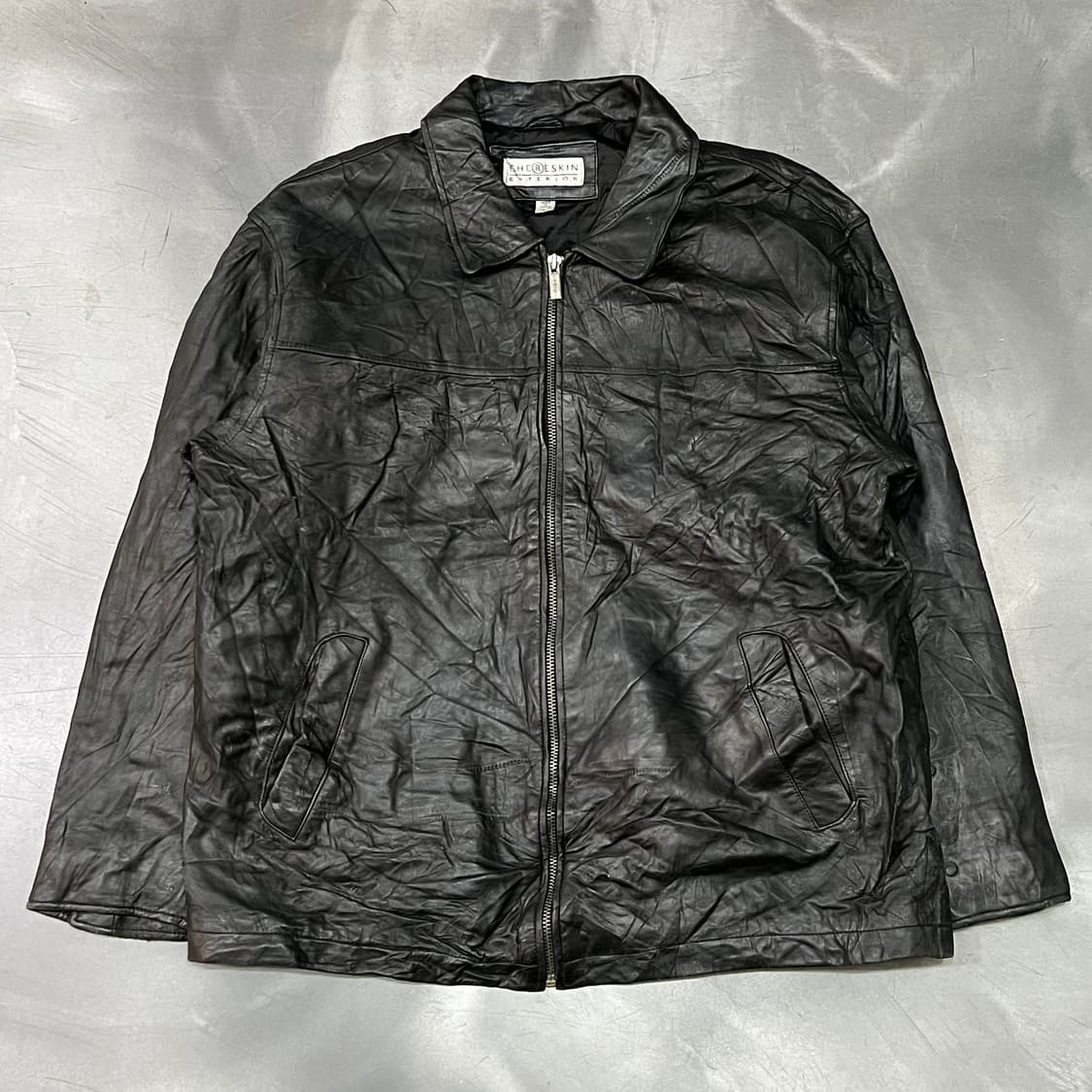  빈티지 리얼레더 자켓 y14976 상품이미지1