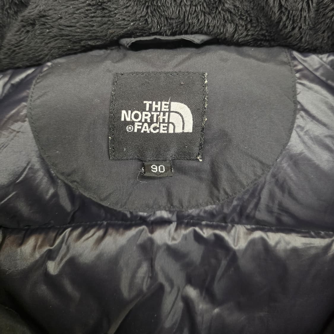 노스페이스 여성 구스다운 롱패딩.  싸이즈90 상품이미지4