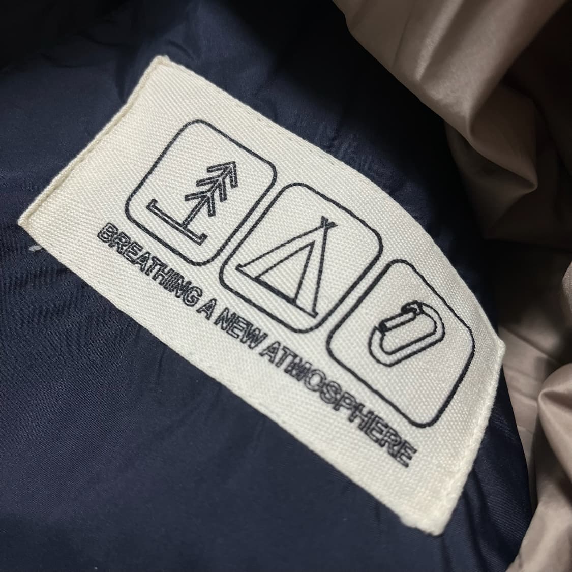 라푸마 구스다운 후드 롱패딩 점퍼 [네이비] L/100 상품이미지6