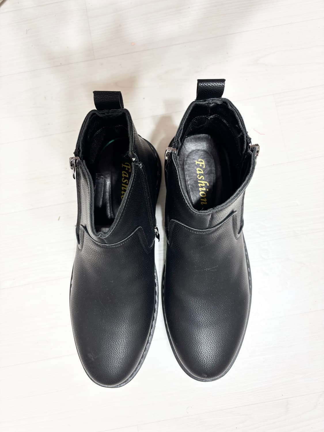 새제품ㅡ 옆지퍼 발목길이 신발+ 털깔창 상품이미지2