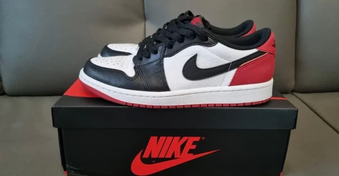 [245] 나이키 에어조던1 로우 OG 블랙토 상품이미지1