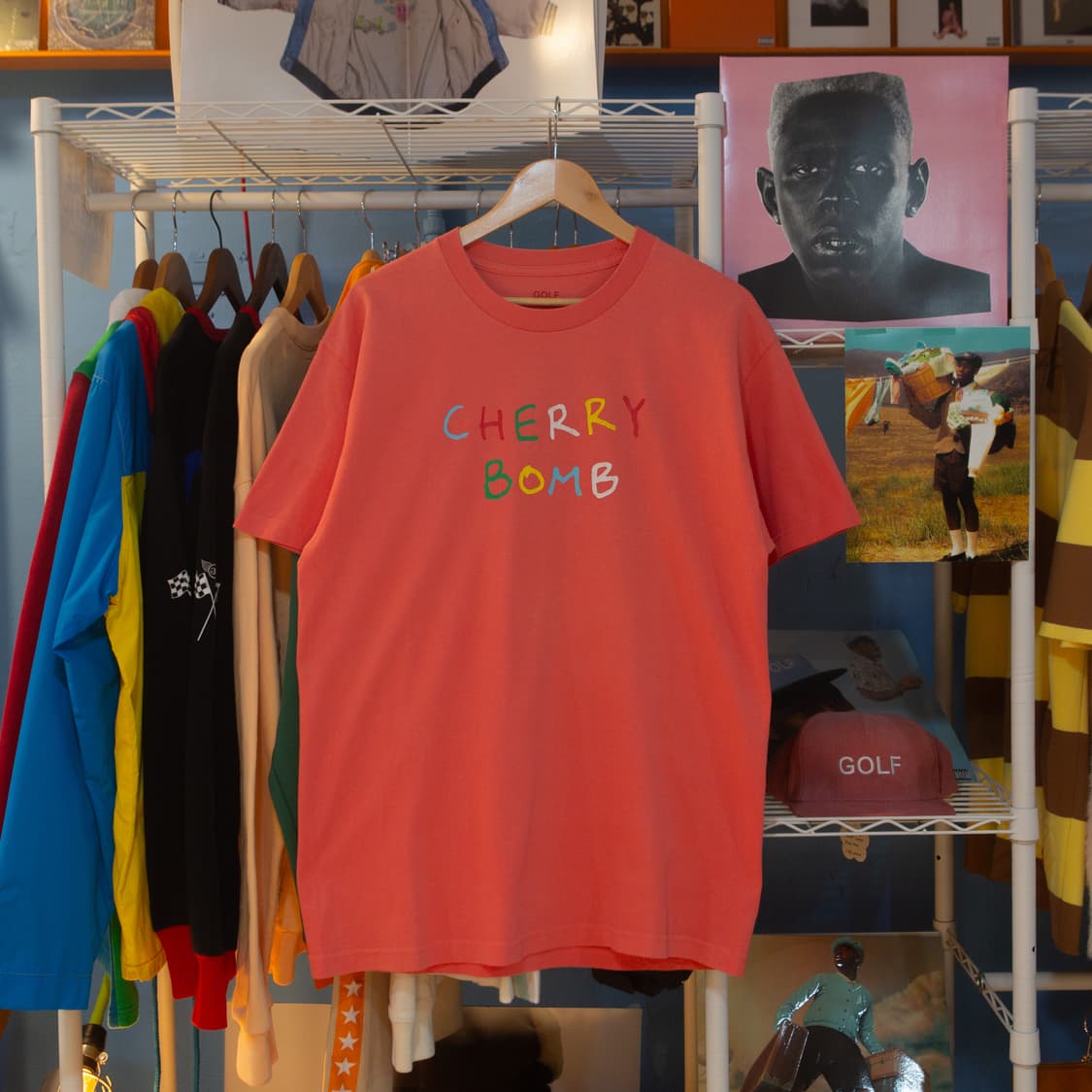 15ss 골프왕 Cherry Bomb 텍스트 티셔츠 상품이미지1