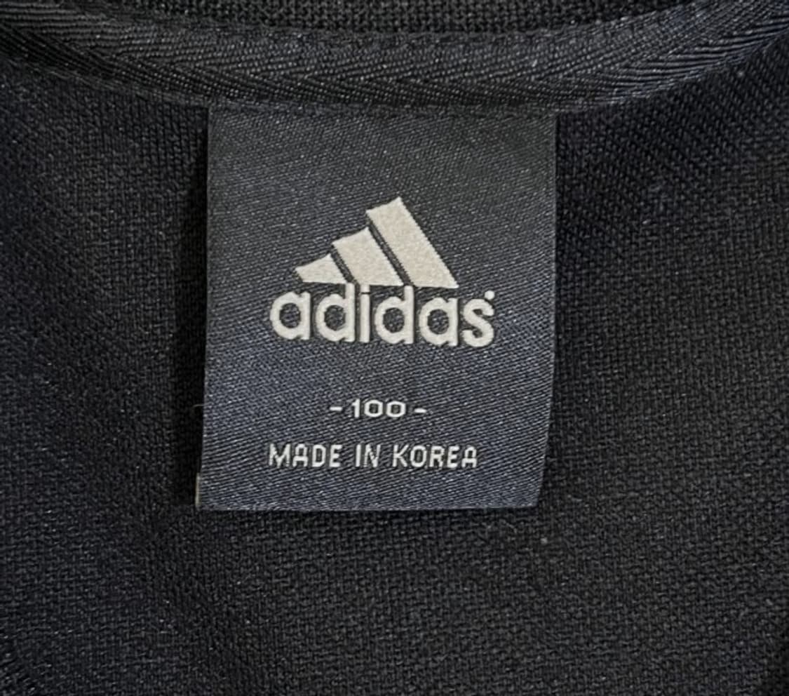 아디다스 블랙 검흰 트랙탑 져지집업 95/M 상품이미지4