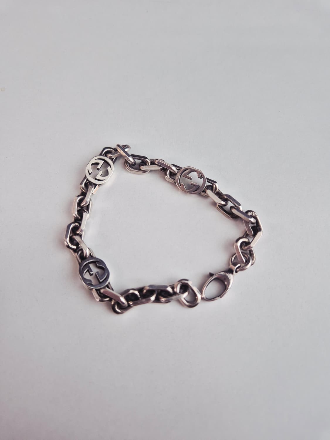 구찌 인터로킹 체인 팔찌 18호 상품이미지2