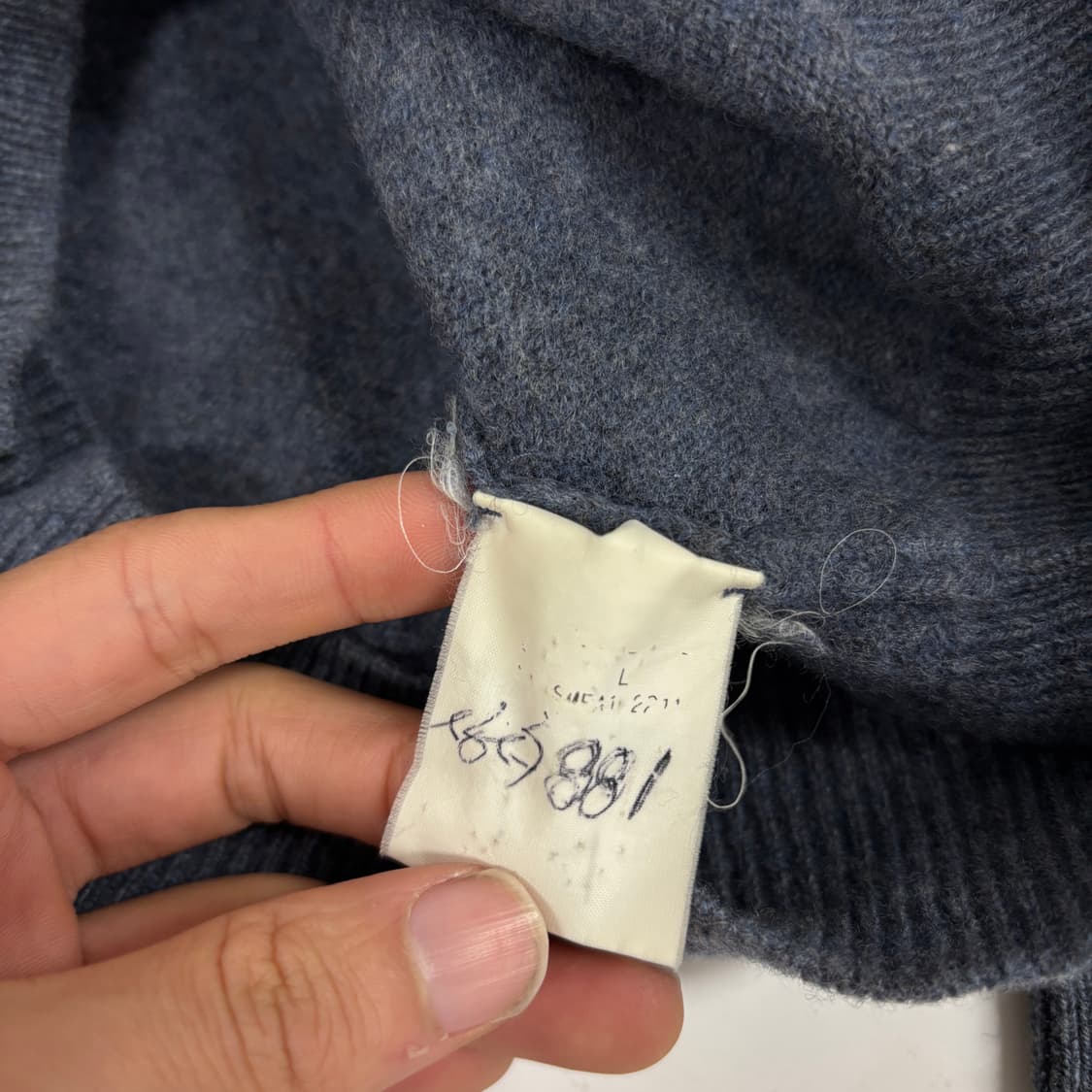 폴로 램스울 카라 니트 상품이미지7