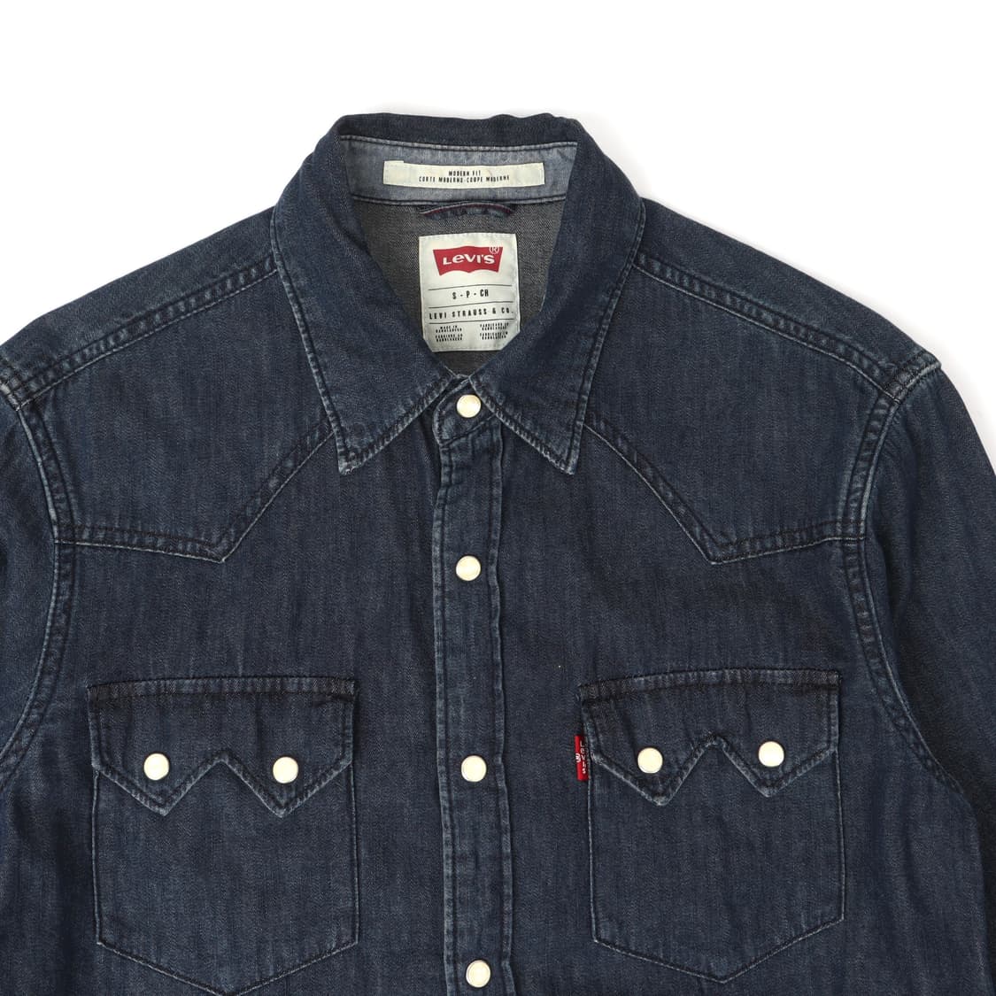 리바이스 인디고 딥블루 데님 셔츠 상품이미지2