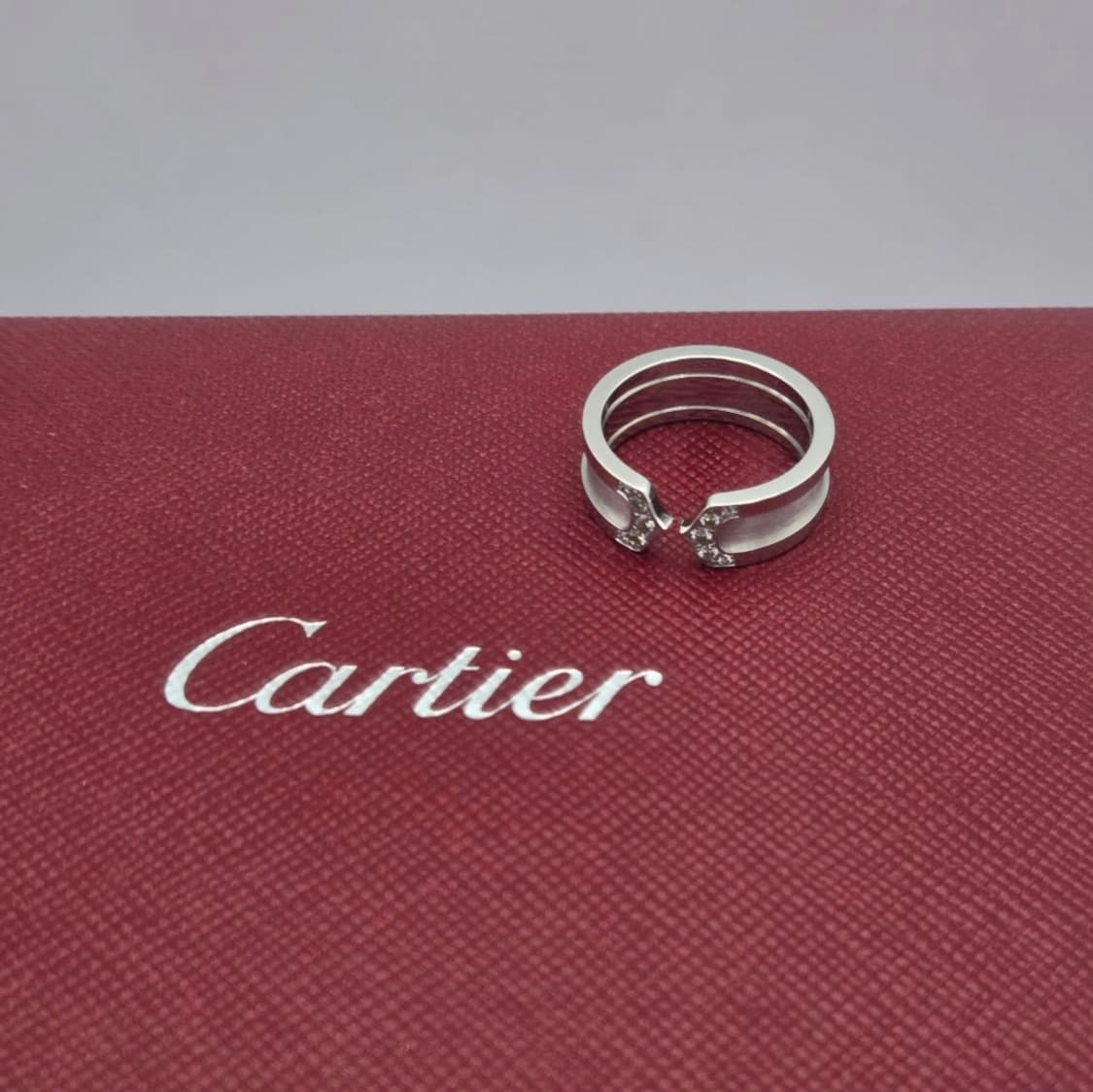 까르띠에 18k 2C 다이아몬드 링 상품이미지1