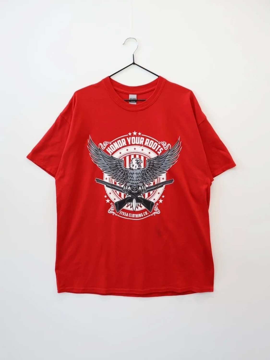 Gildan Honor Roots Eagle Tee Red 상품이미지4