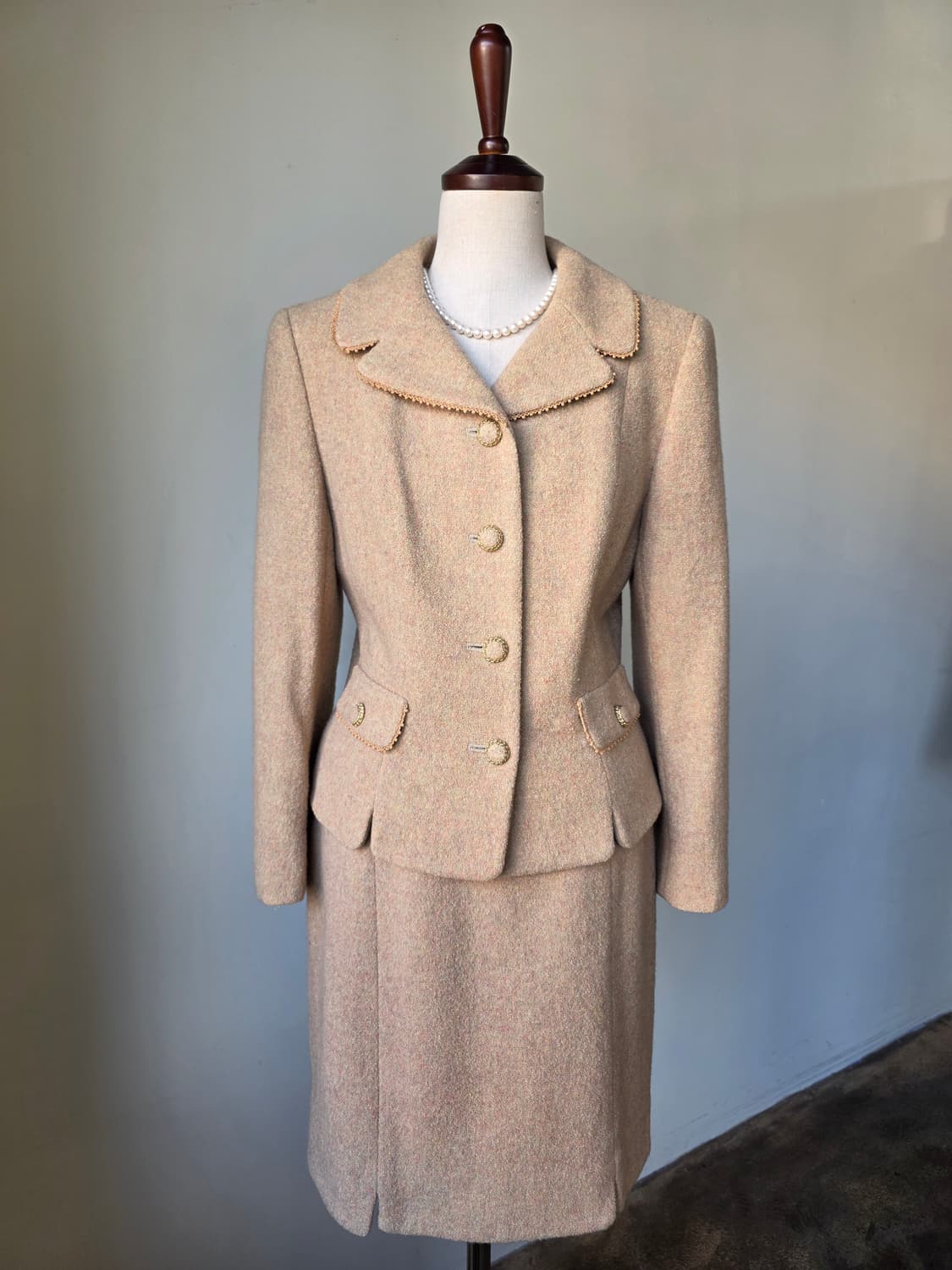 Aylesbury 부클 트위드 셋업 상품이미지2