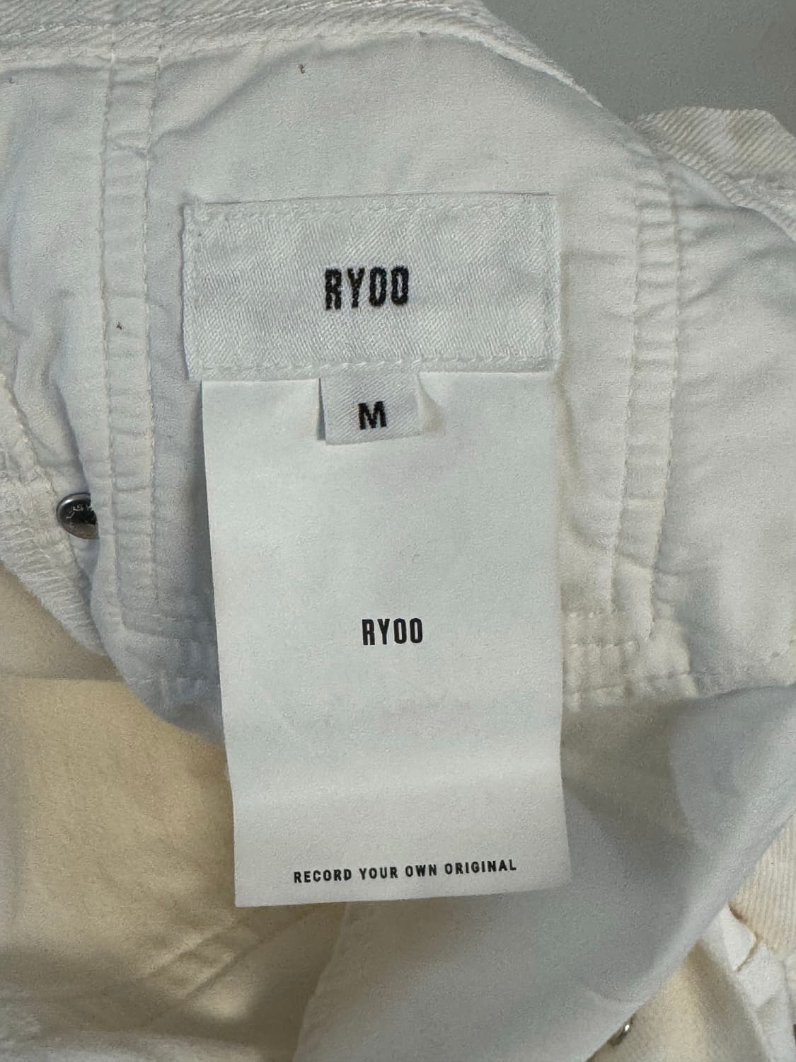 [M 사이즈] RYOO(알와이오오) White Washed Jeans 상품이미지10