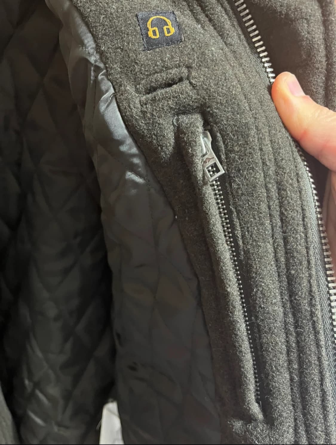 Roots 남성 카키색 모 자켓 상품이미지6