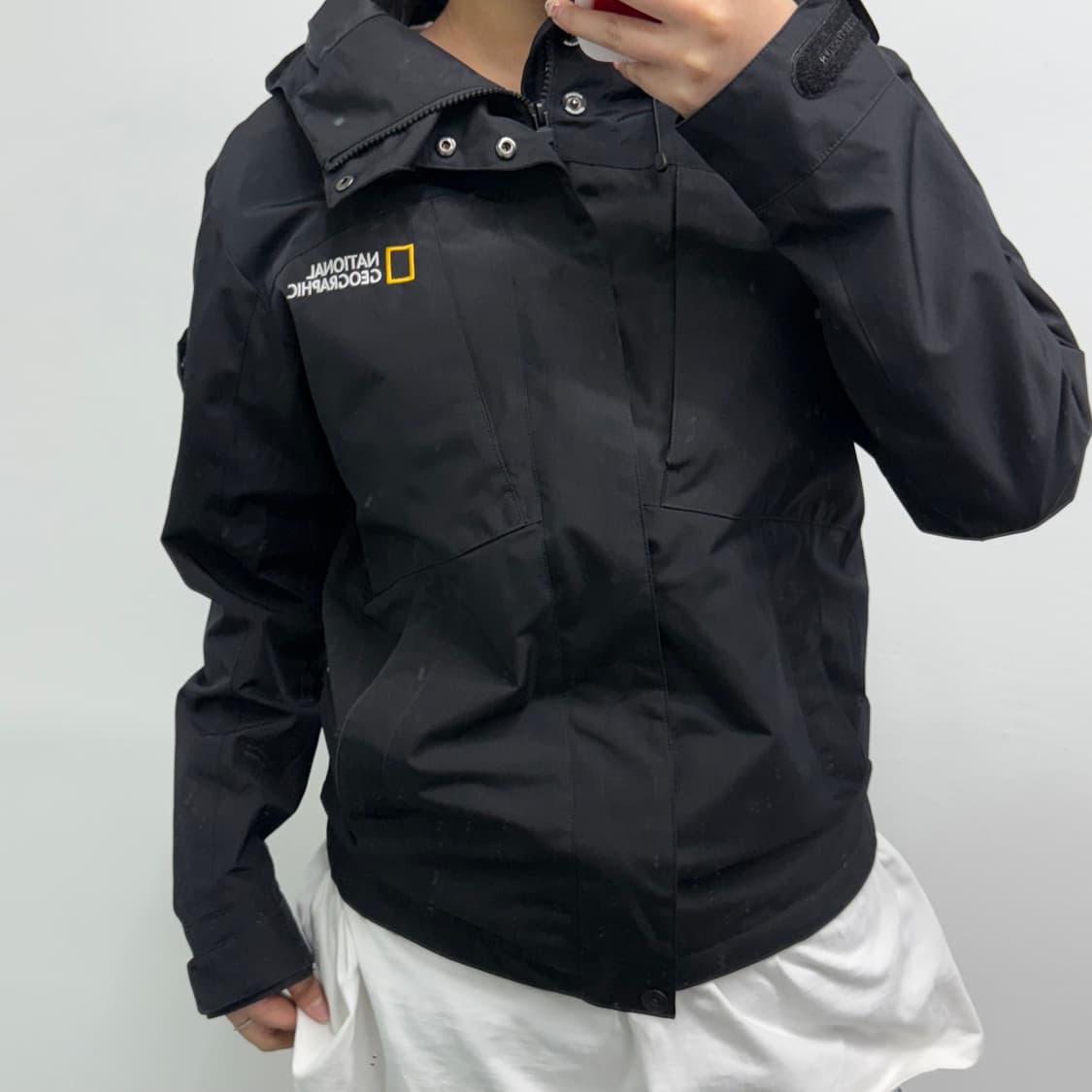 [S] 내셔널지오그래픽 블랙 바람막이 상품이미지1