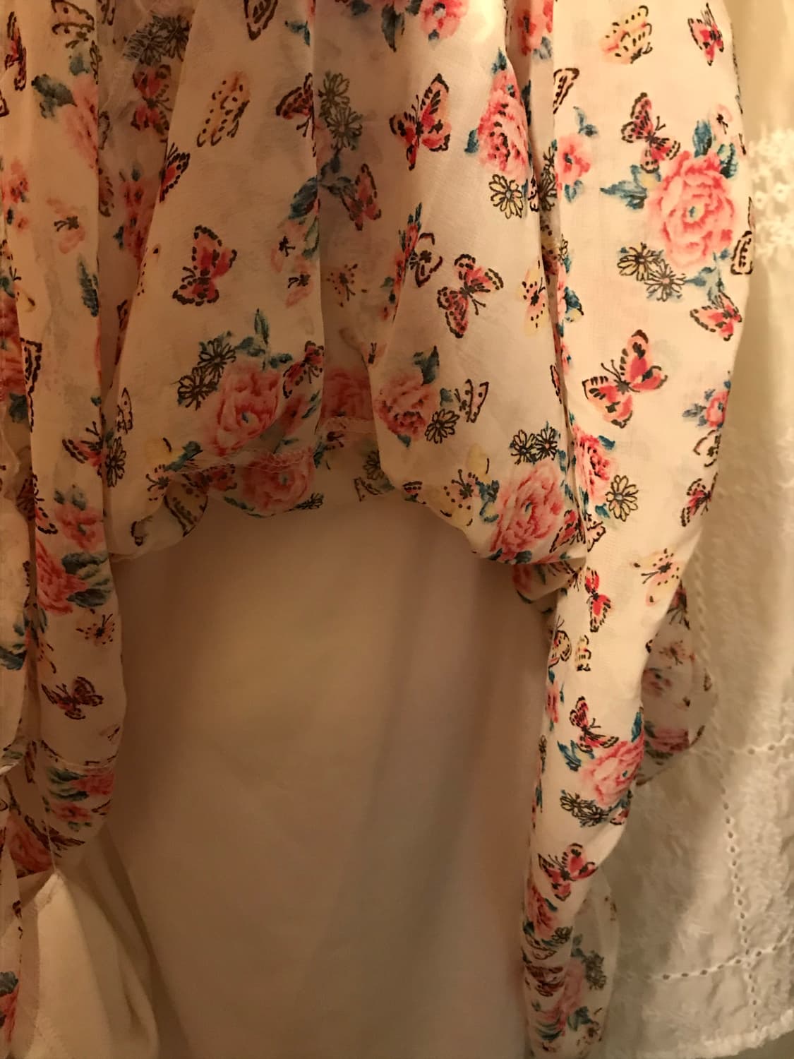 빈티지 나비 슬리브리스 원피스 상품이미지4