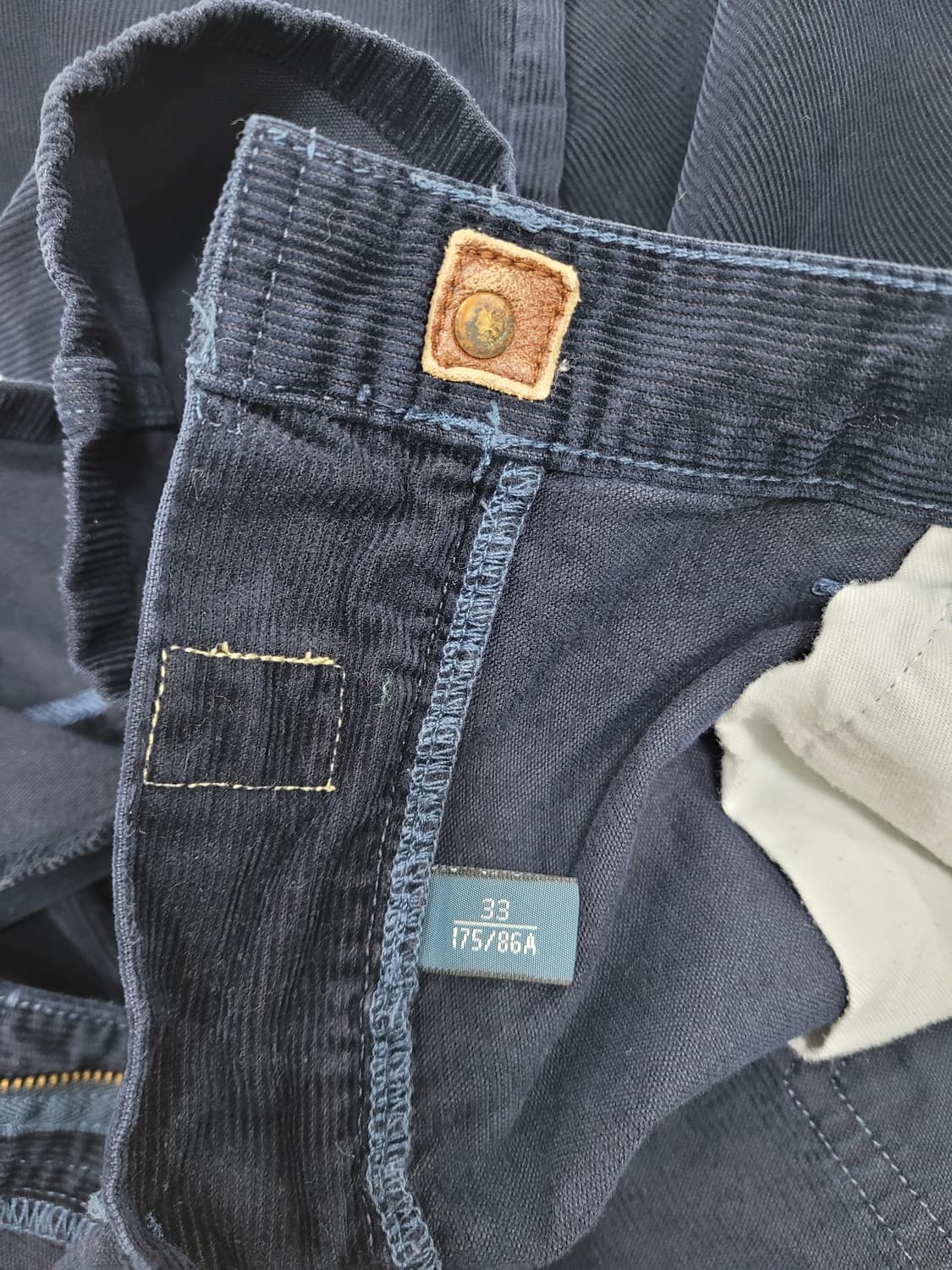 POLO 폴로 랄프로렌 코듀로이 팬츠 / 남 33 (추천31~32)네이비 상품이미지8