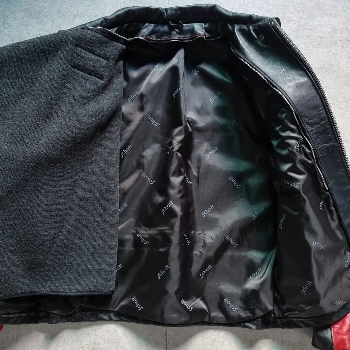 80s USA Schott Single Rider Jkt 42sz
 상품이미지8