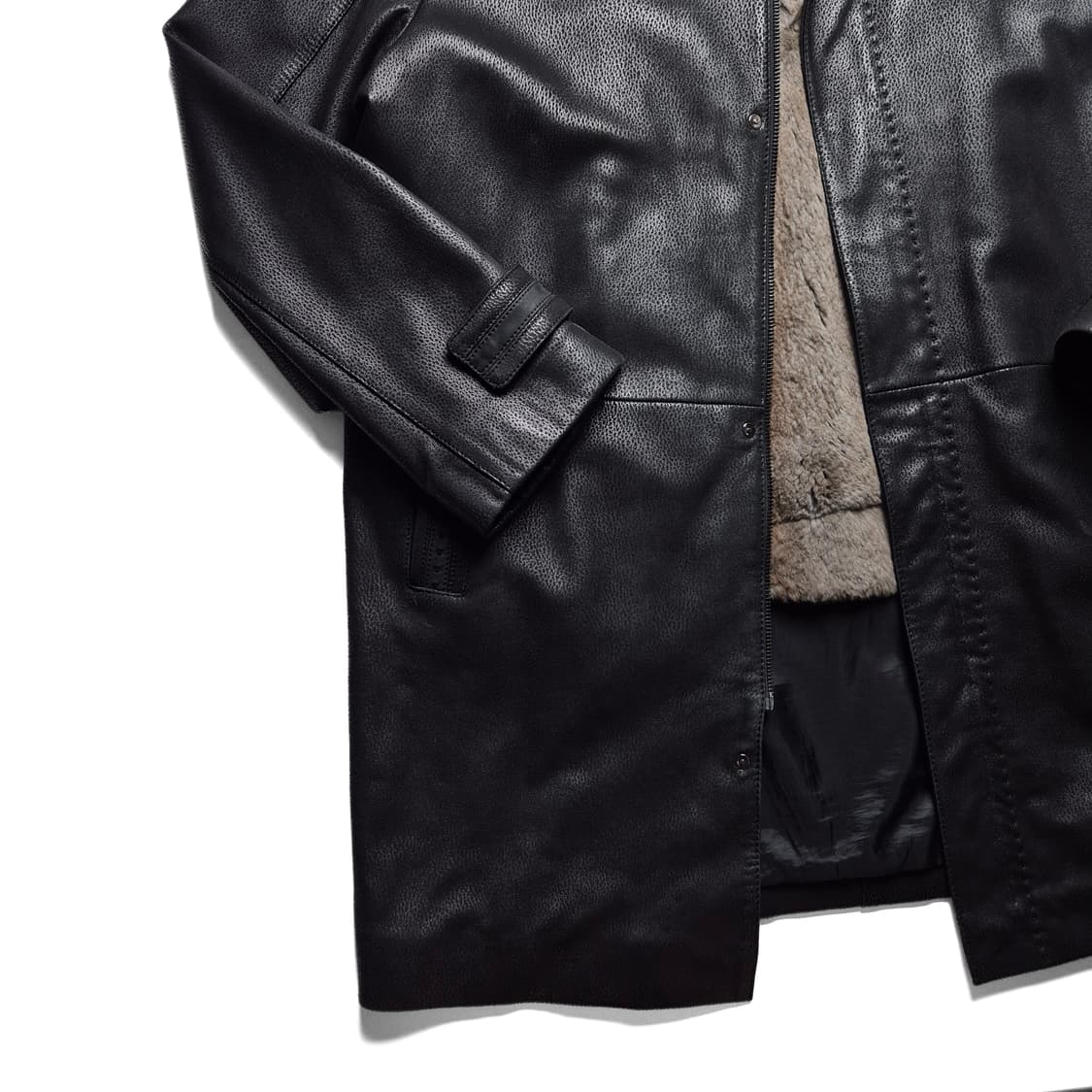 [100] 맨스타 렉스퍼 양가죽 코트 상품이미지4