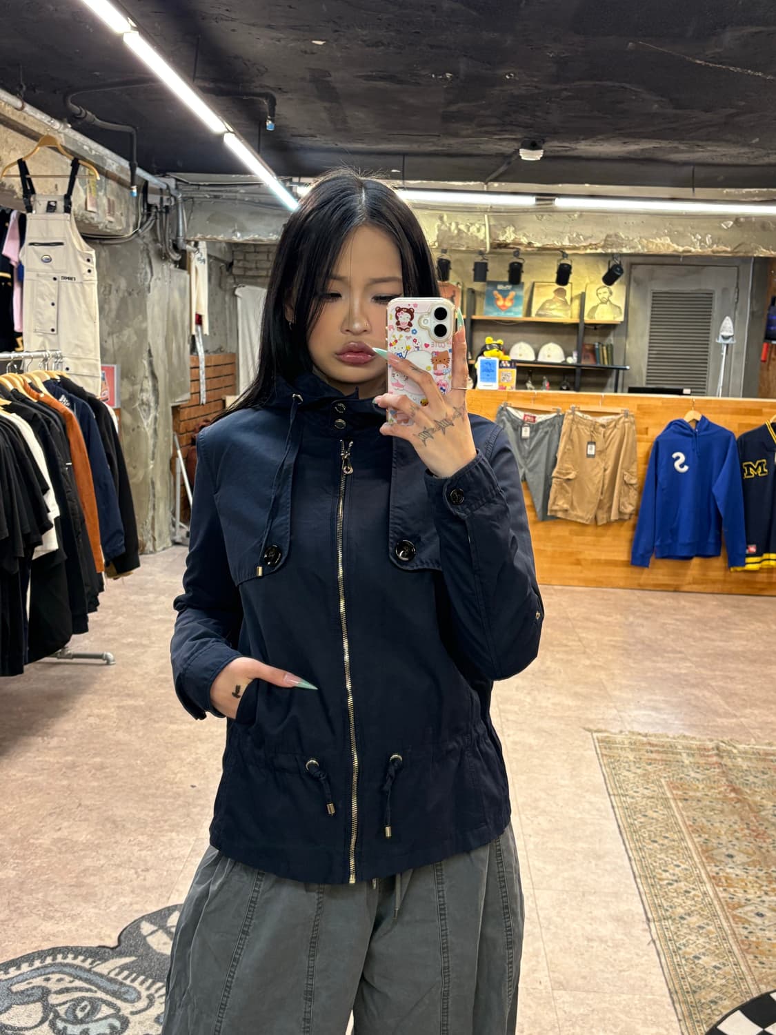 massimo dutti 네이비 후드자켓 #csz4279 상품이미지1