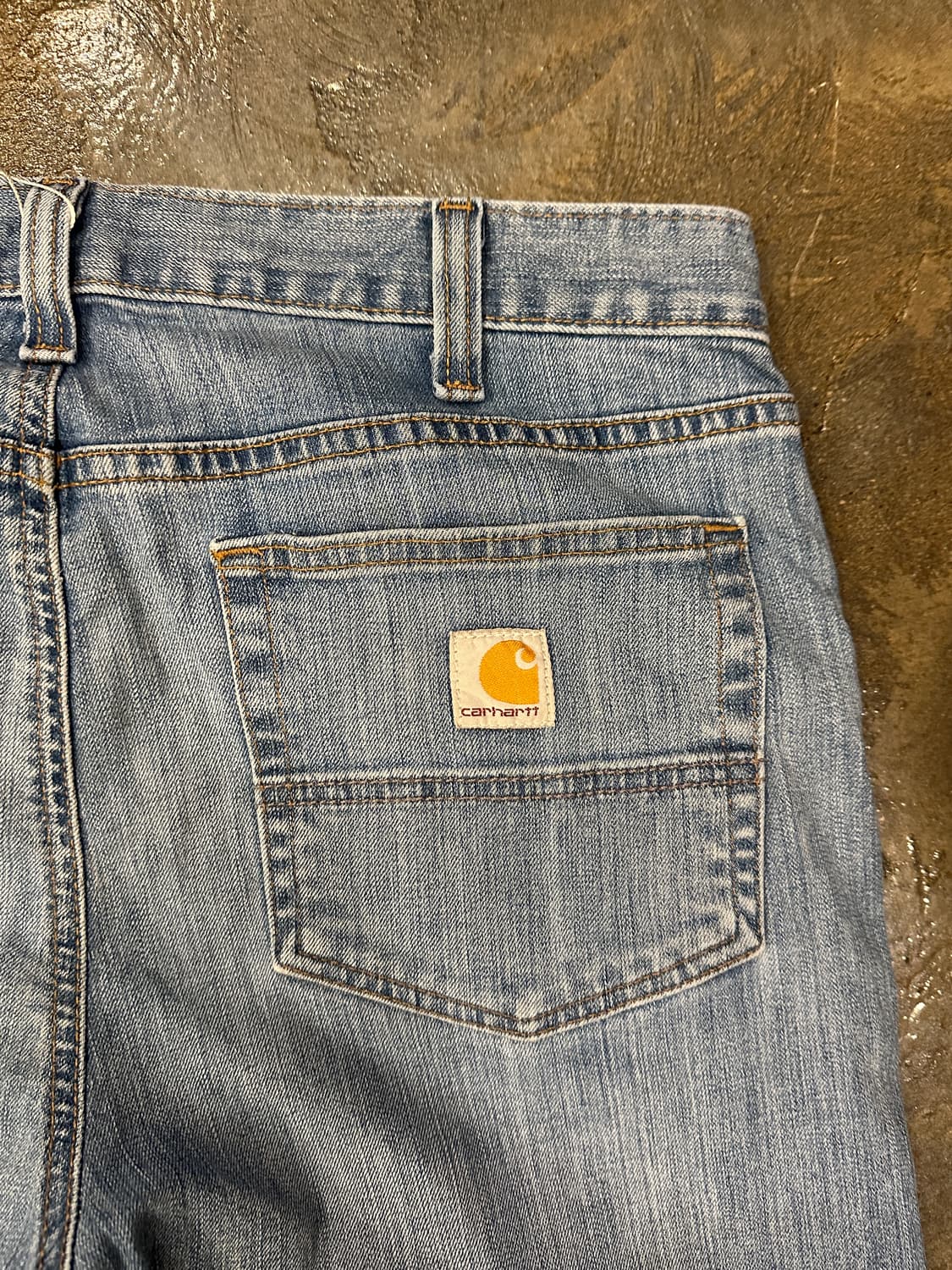칼하트 러그드 플렉스 릴렉스드  핏 데님팬츠 34x32 상품이미지7