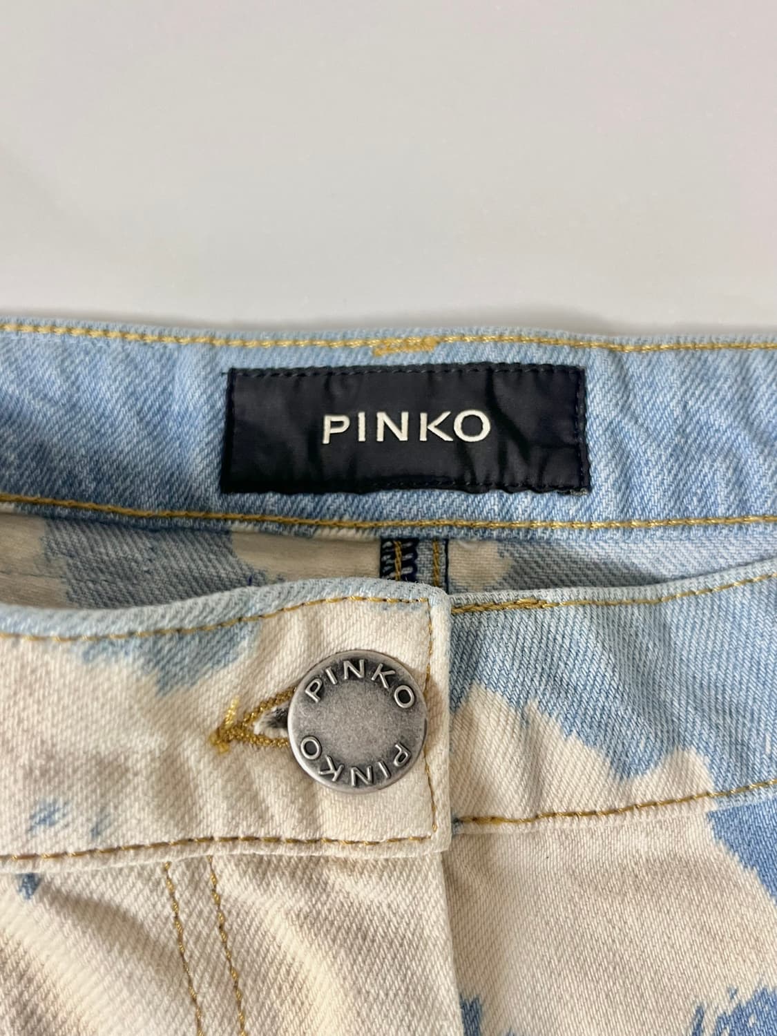 S-M) 핀코 핑코 PINKO 데님 스커트 상품이미지5
