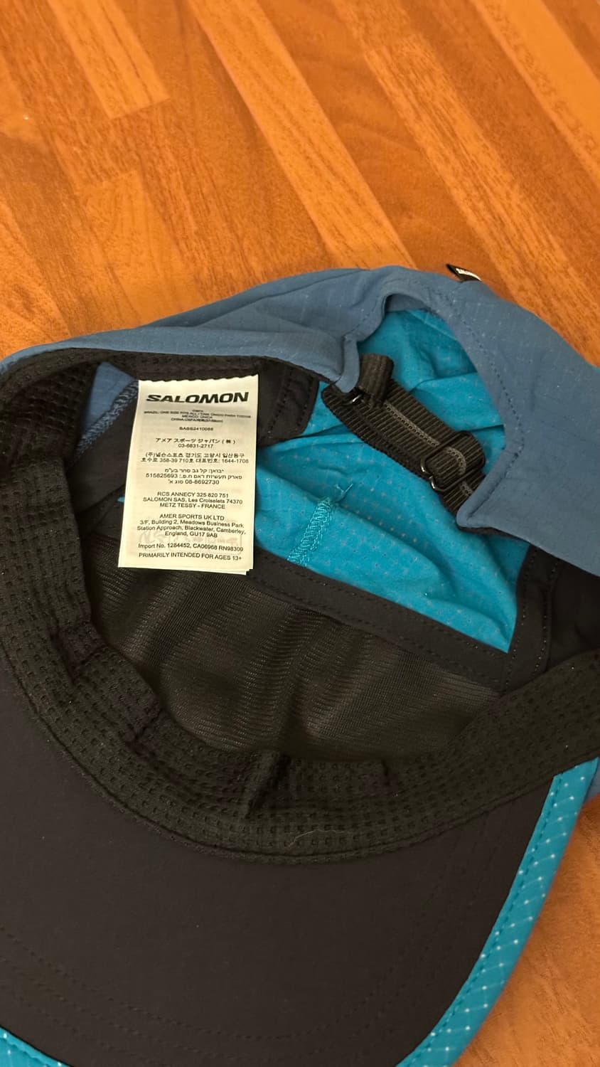 살로몬 salomon 템포스 러닝 블록 캡 블루 상품이미지2