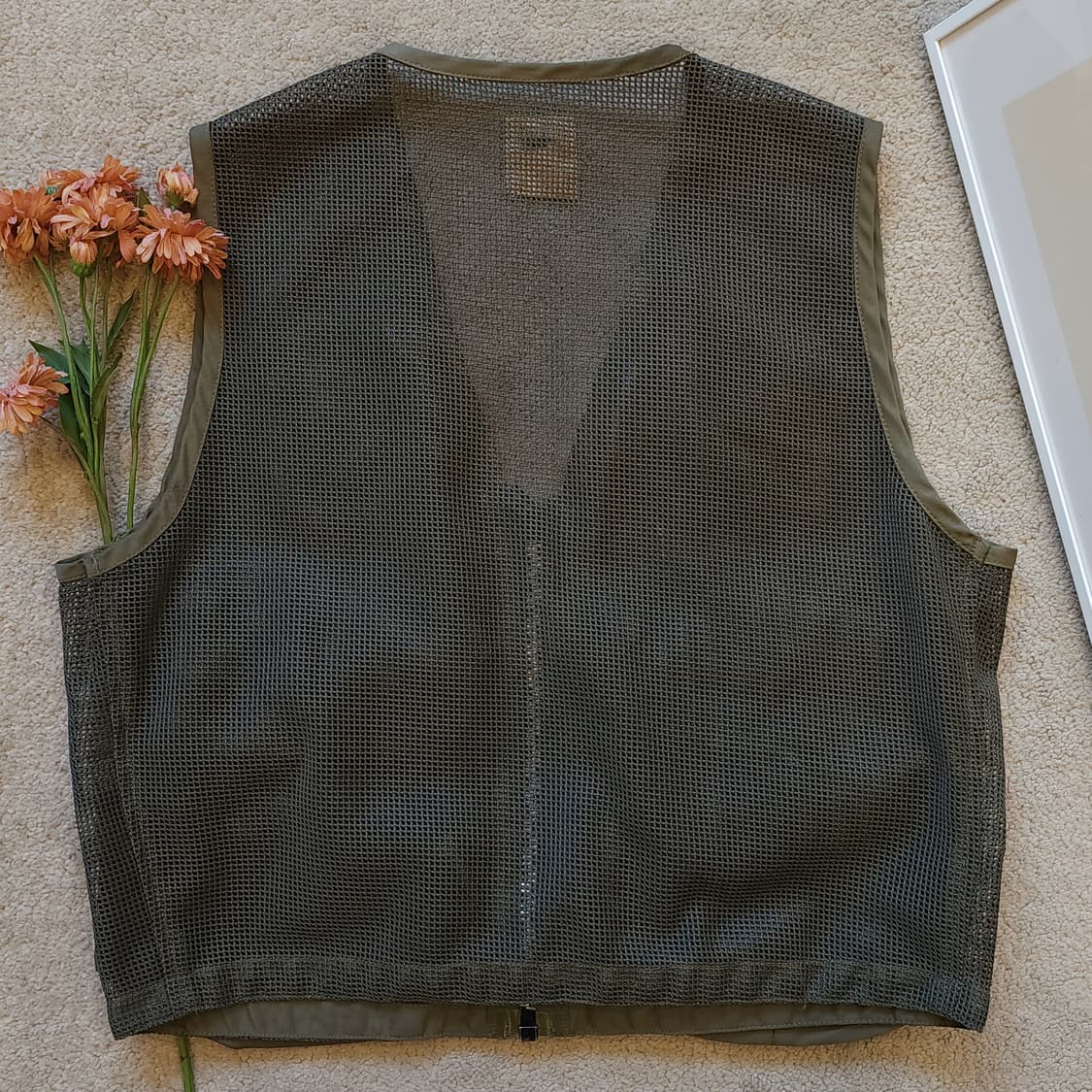 오리지널 미군 헬리콥터 조종사 에어포스 멀티포켓 메쉬 베스트 M 상품이미지2