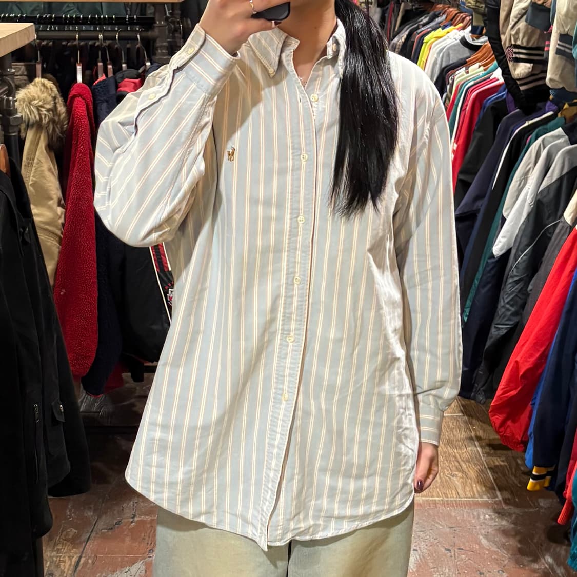 [HI] Polo 폴로 긴팔셔츠 스트라이프 상품이미지2