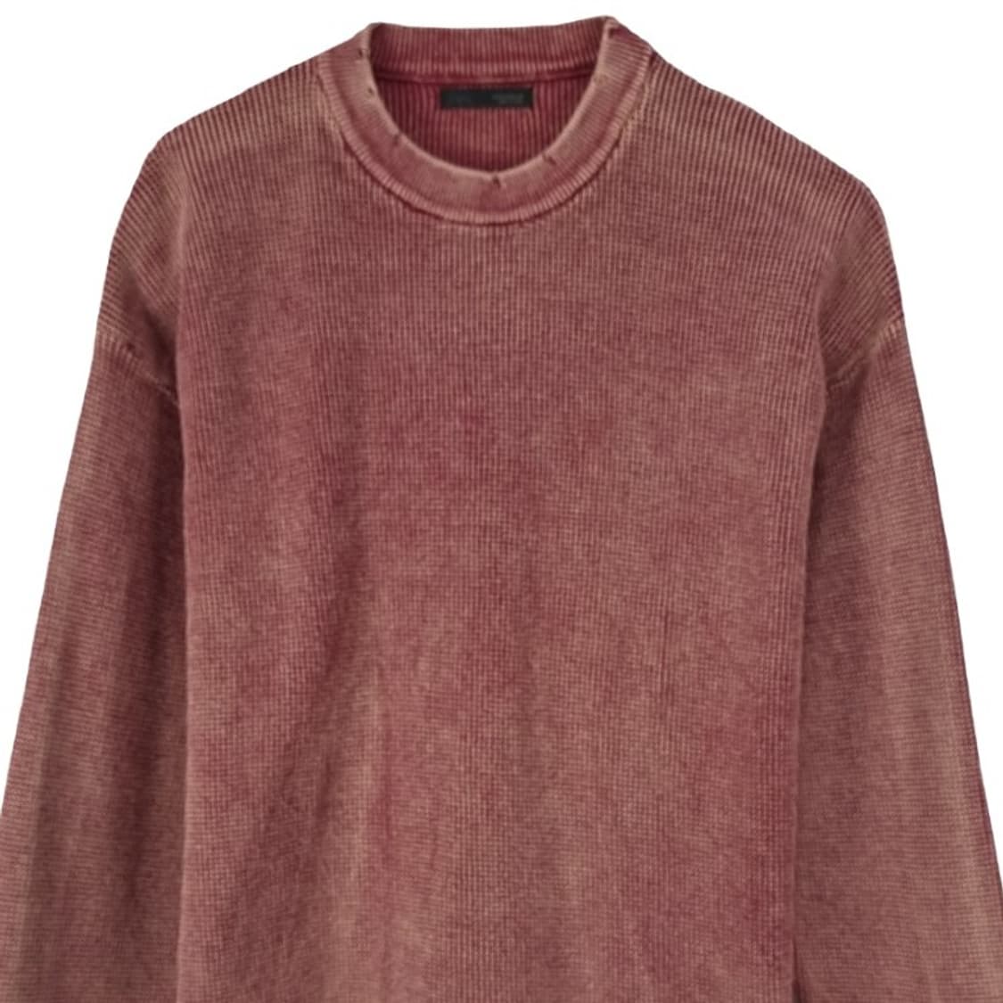 [자라] 빈티지 워시드 오버핏 크루넥 롱슬리브 긴팔티 M18592 상품이미지4