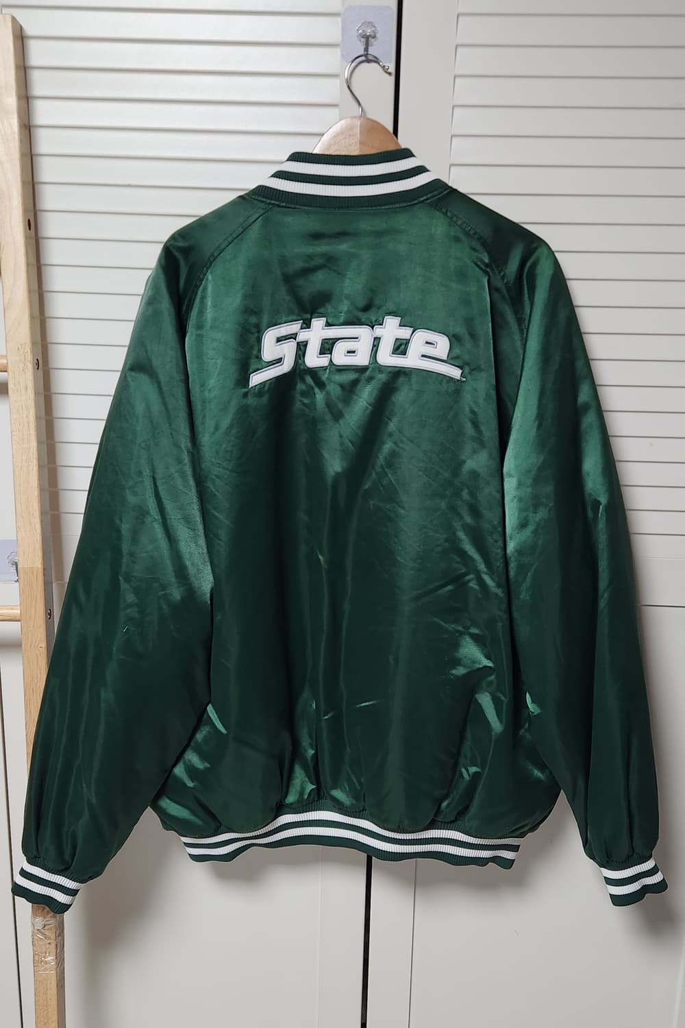 3XL 나이키 MSU 스파르탄 스타디움 바시티 딤그린 자켓 상품이미지2