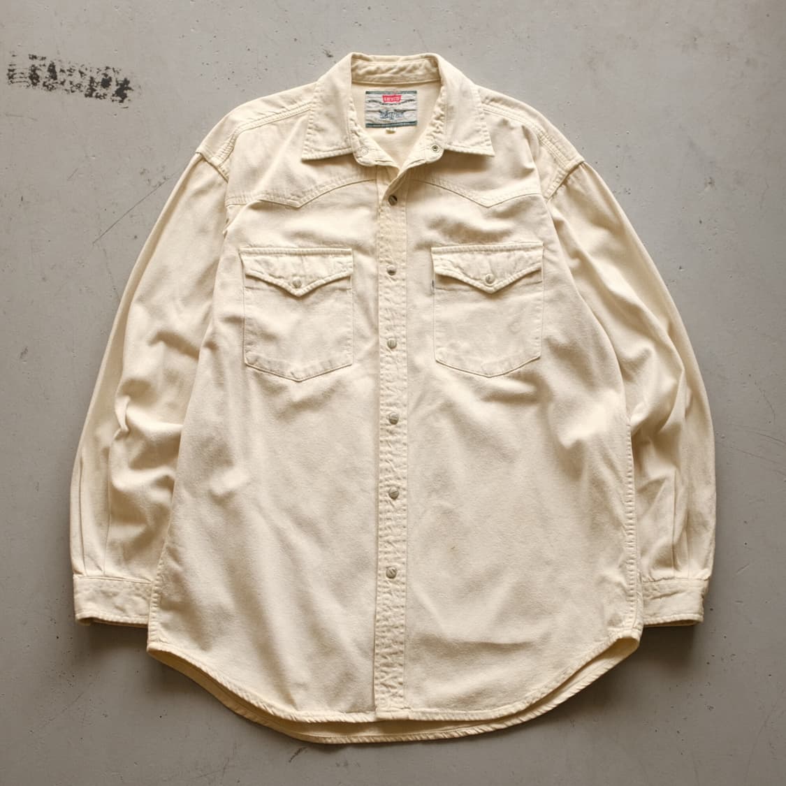 1990's Levi's Canvers Work Shirt 상품이미지2
