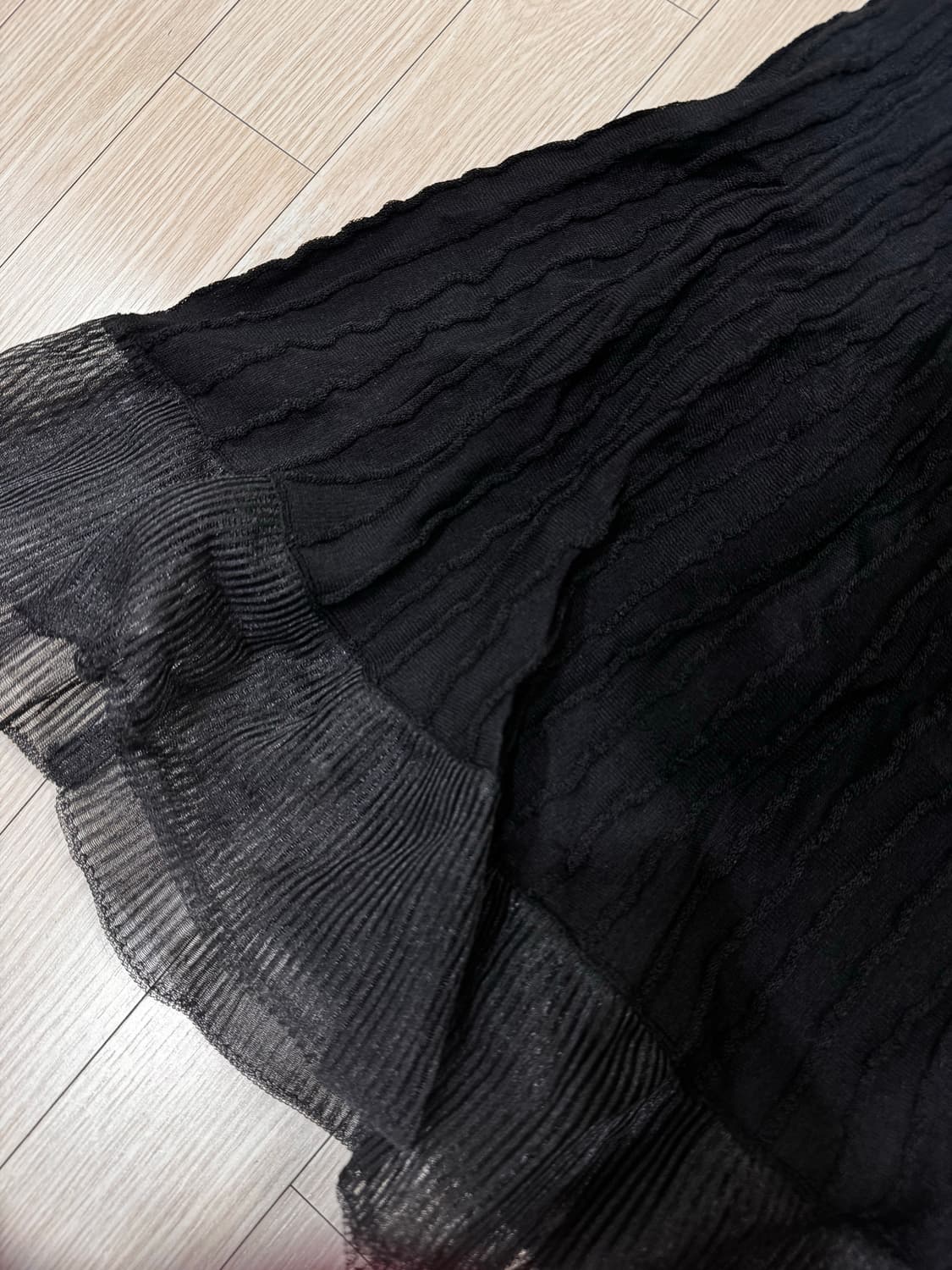 44 55 텍달린 새상품 미샤 정가50만 니트 레이스 스커트 치마 마인 상품이미지7