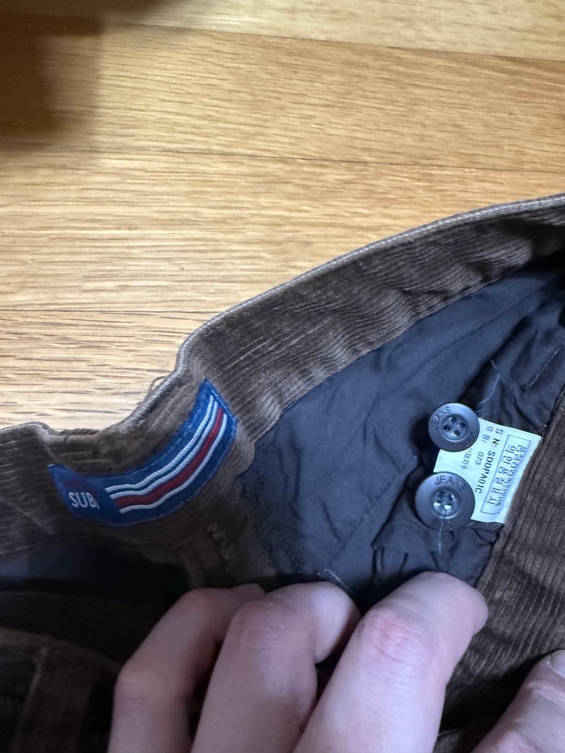 Subi 빈티지 코듀로이 2종 바지 상품이미지5