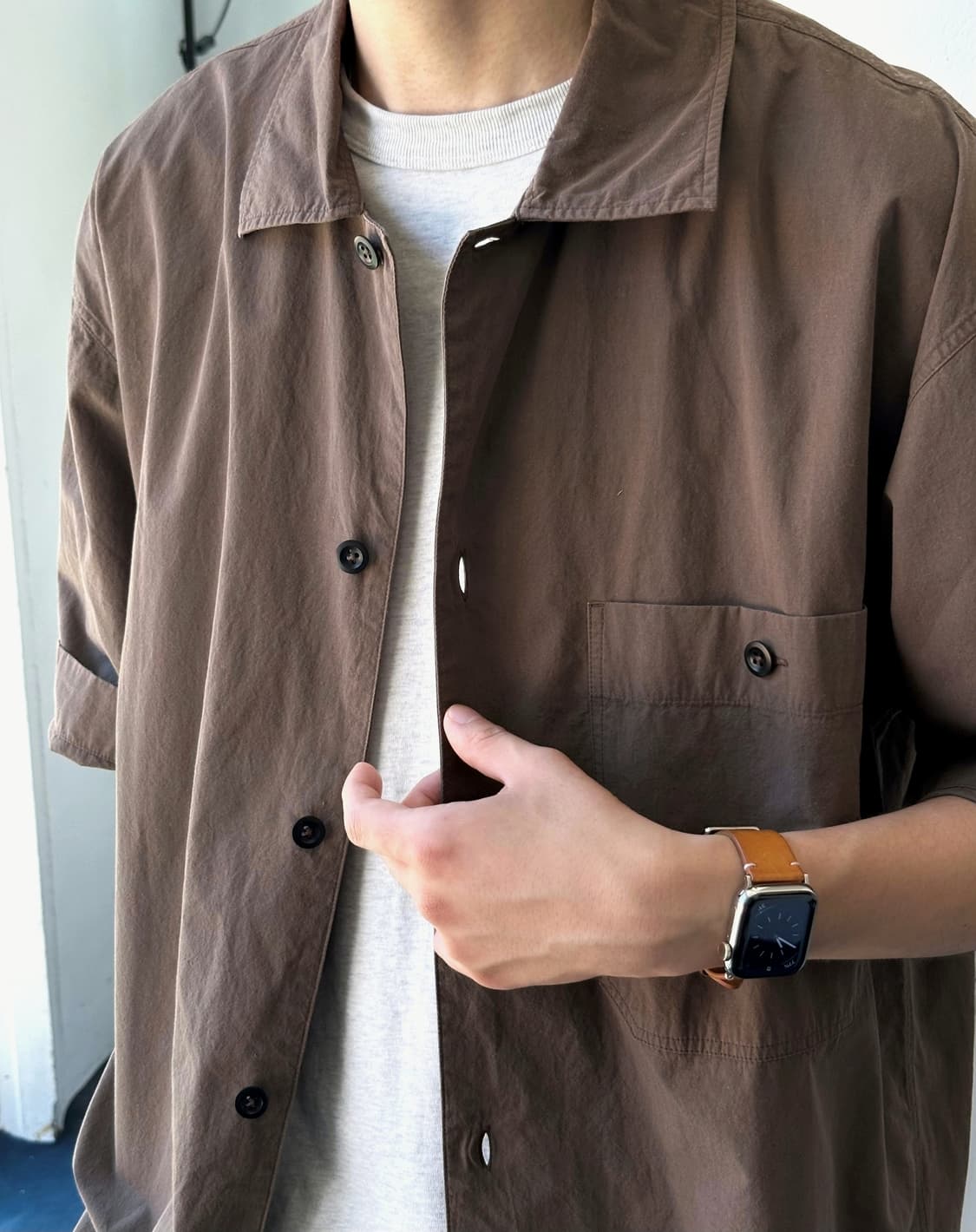 SANDED COTTON LINEN H/S SHIRT 상품이미지10