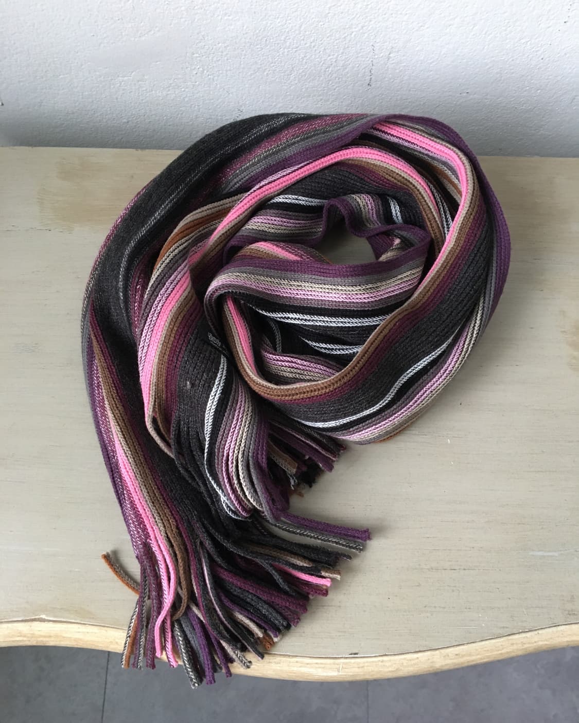  color mixed knit muffler 상품이미지1