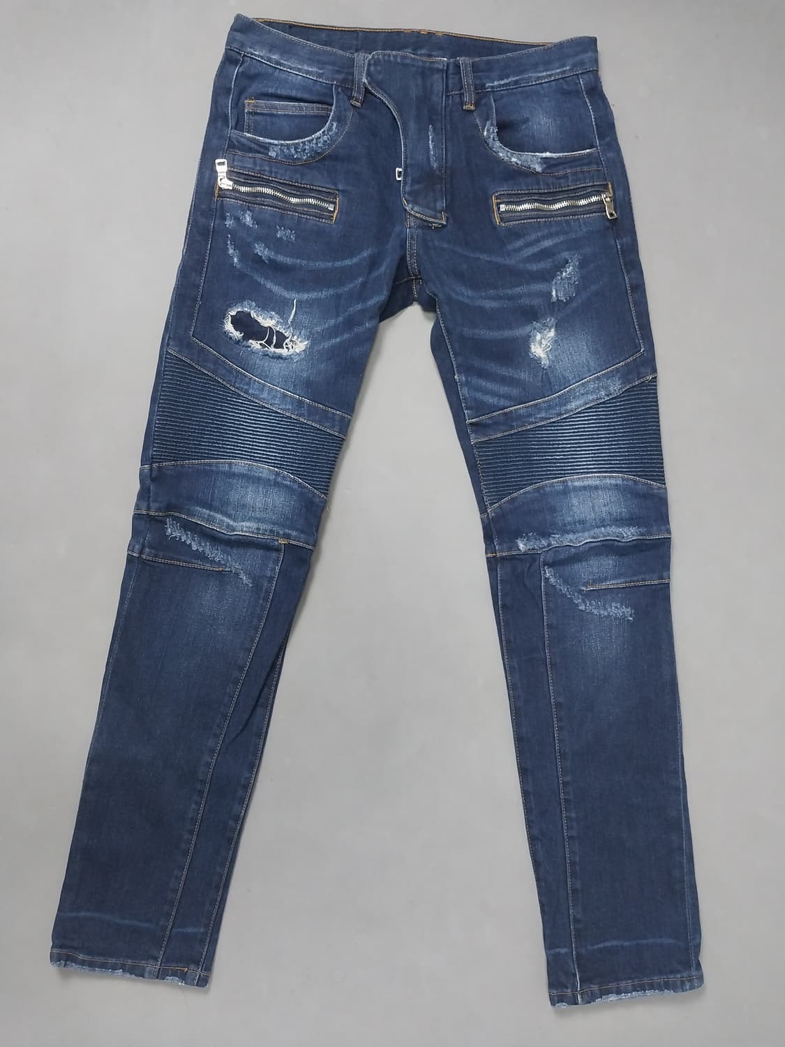 [30] 발망 데미지 디스덧댐 바이커진 청바지 상품이미지1