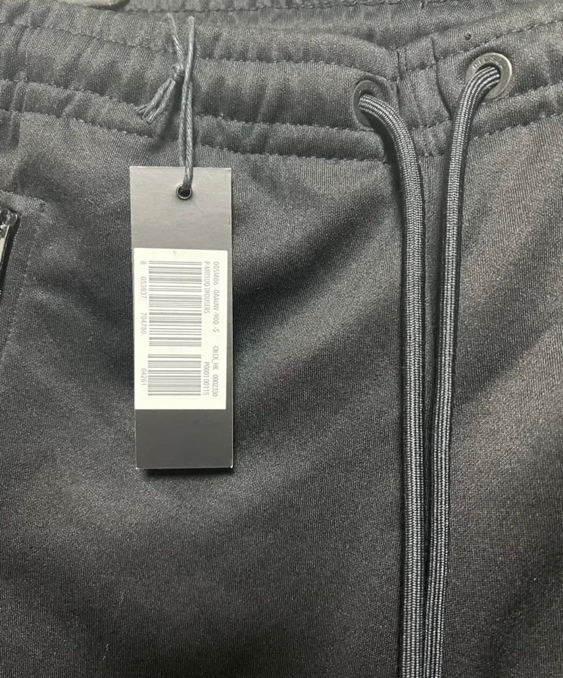 디젤 블랙/레드 트랙 팬츠 상품이미지4