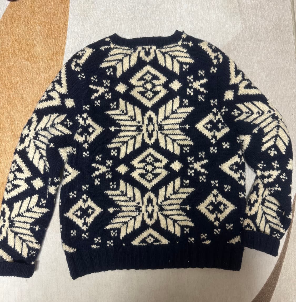 빈티지 폴로 헤비 핸드니트 노르딕 스웨터 polo 90s 상품이미지2