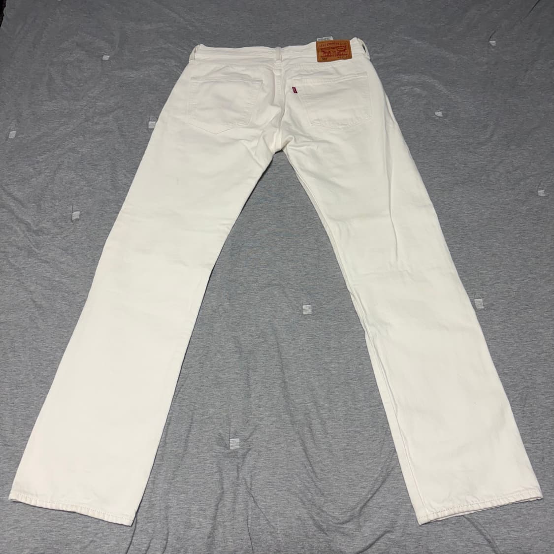 [W31 L32] 리바이스 501 화이트 데님팬츠 상품이미지3