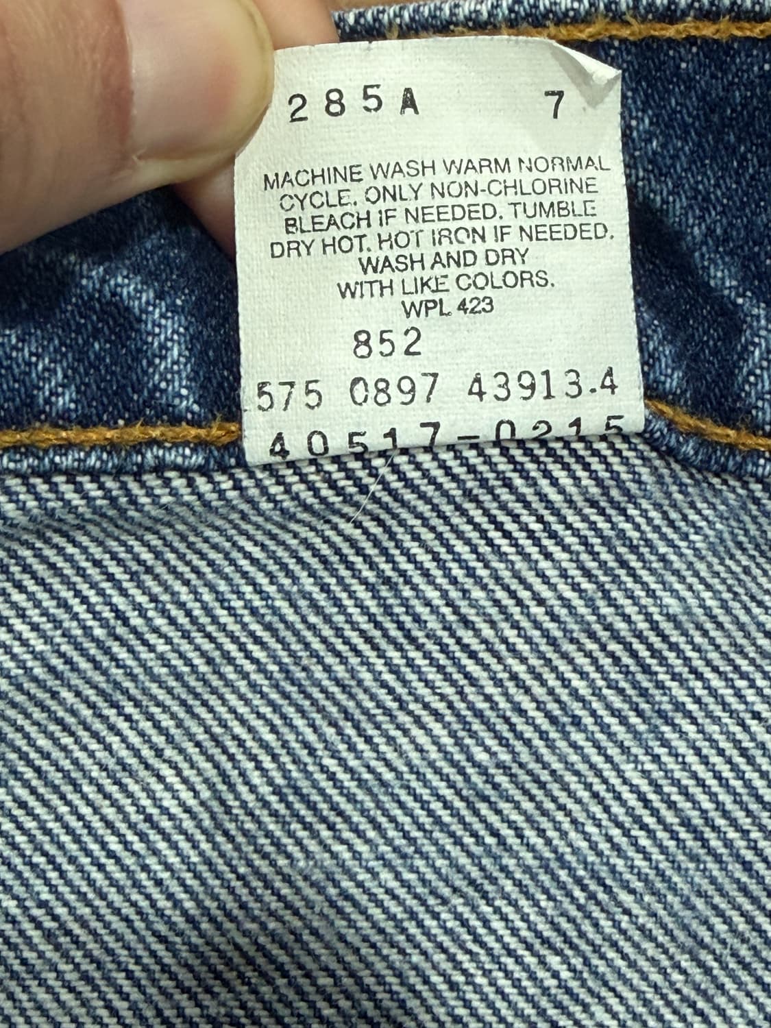J35 90s usa 리바이스 517 데님팬츠 34X30 상품이미지7